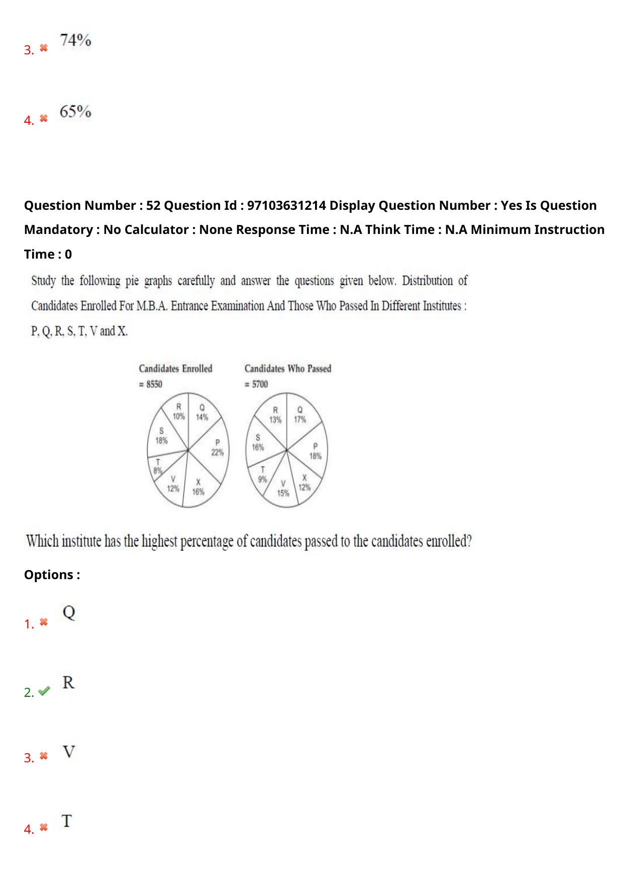 AP RCET 2024 Statistics Question Paper - Page 33