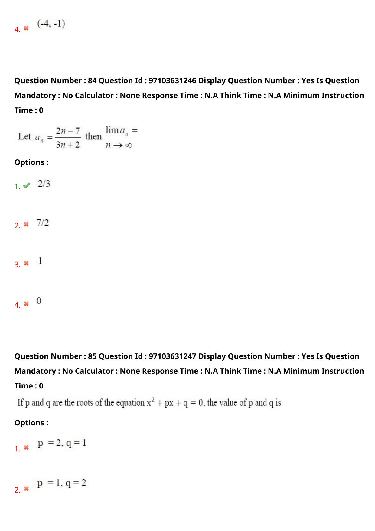 AP RCET 2024 Statistics Question Paper - Page 52