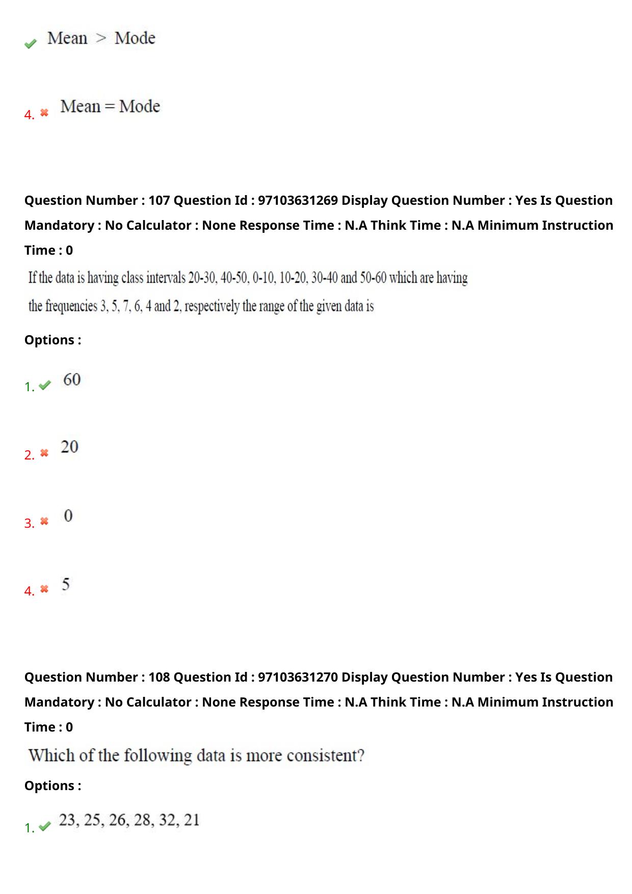AP RCET 2024 Statistics Question Paper - Page 65
