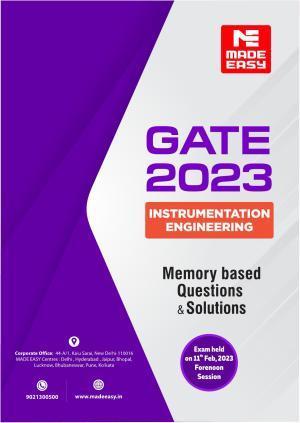 GATE 2023 Instrumentation Engineering (IN) Question Paper (Made Easy)