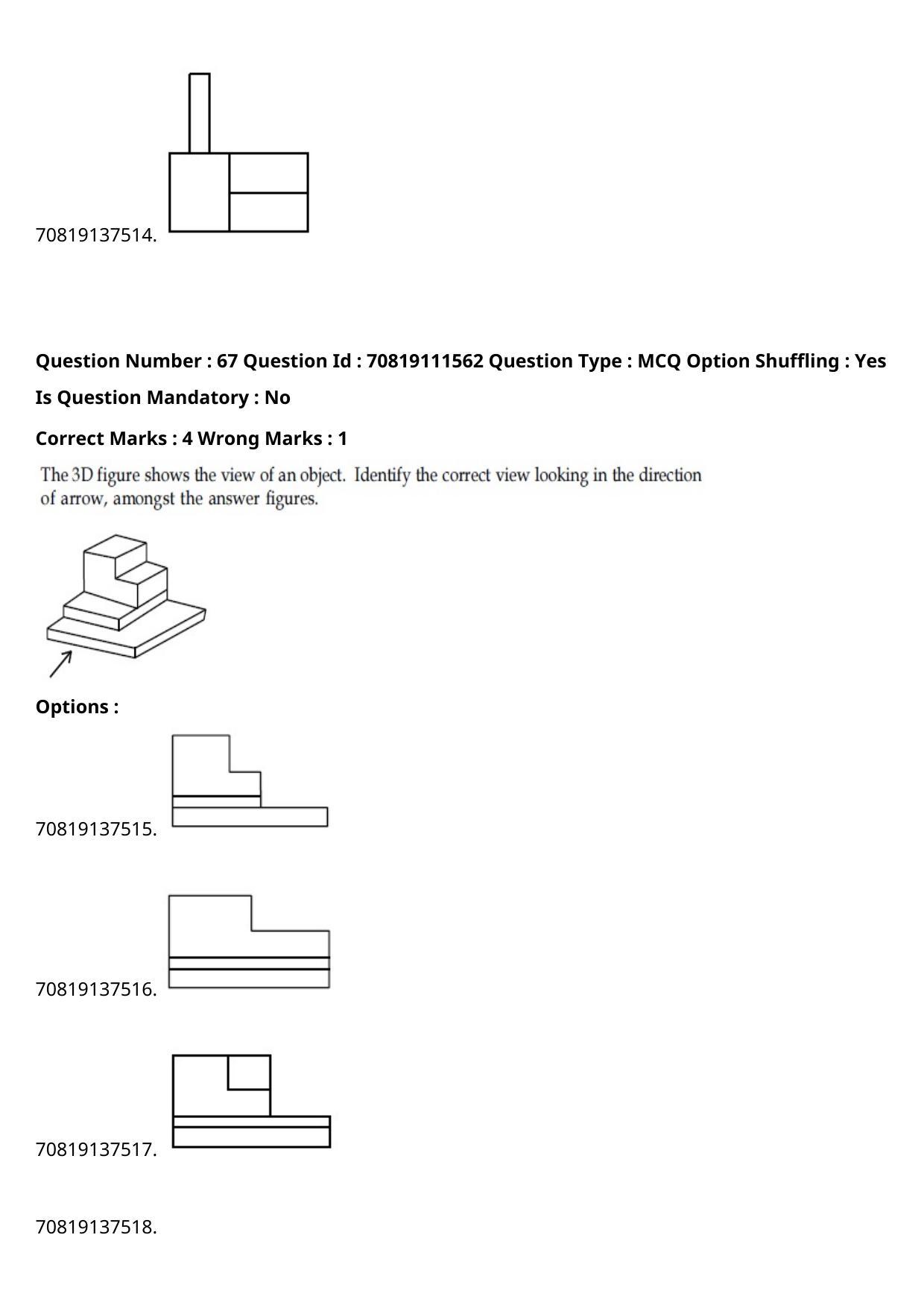 JEE Mains 2021: B.Arch Gujarati (Shift 2) 23-02-2021 Question Paper - Page 86
