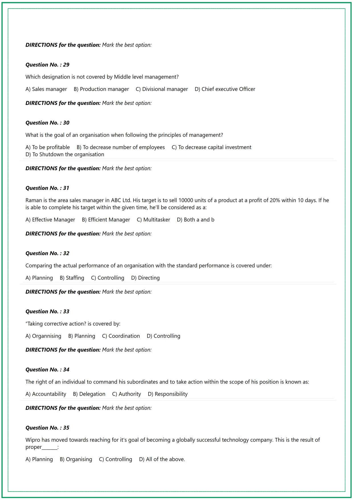CUET UG Business Studies Sample Paper 1 - Page 5