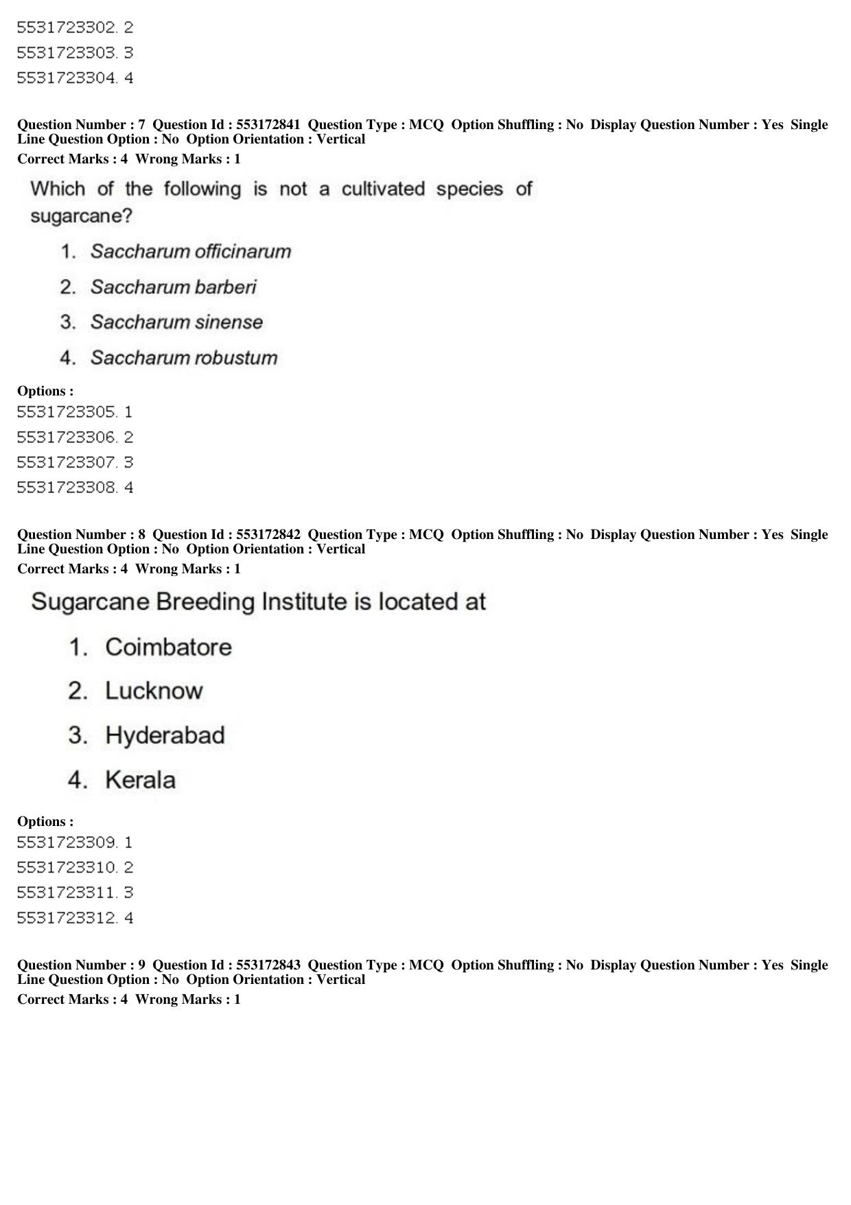 ICAR AIEEA PG 2019 AGRONOMY Question Paper - Page 4