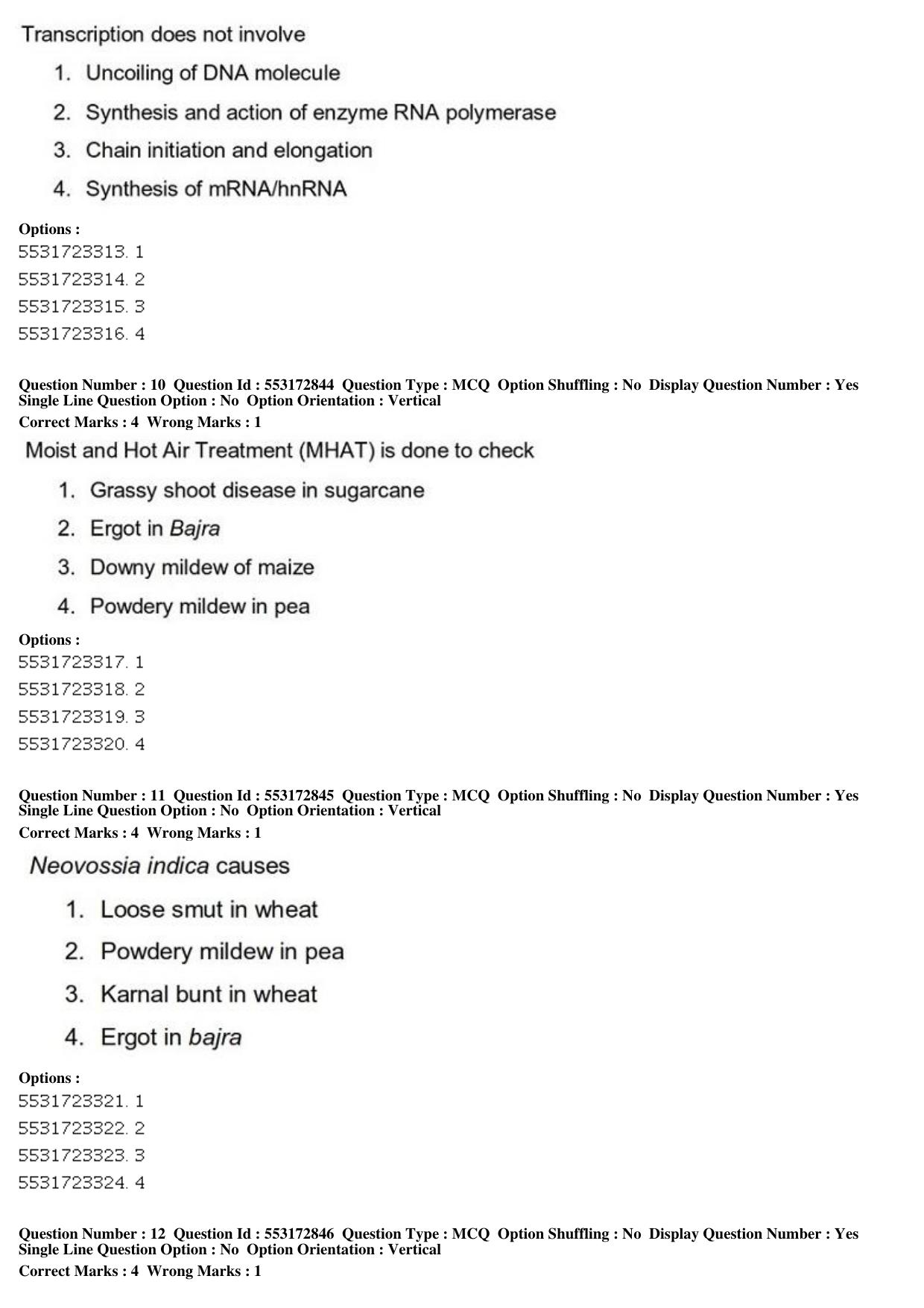 ICAR AIEEA PG 2019 AGRONOMY Question Paper - Page 5