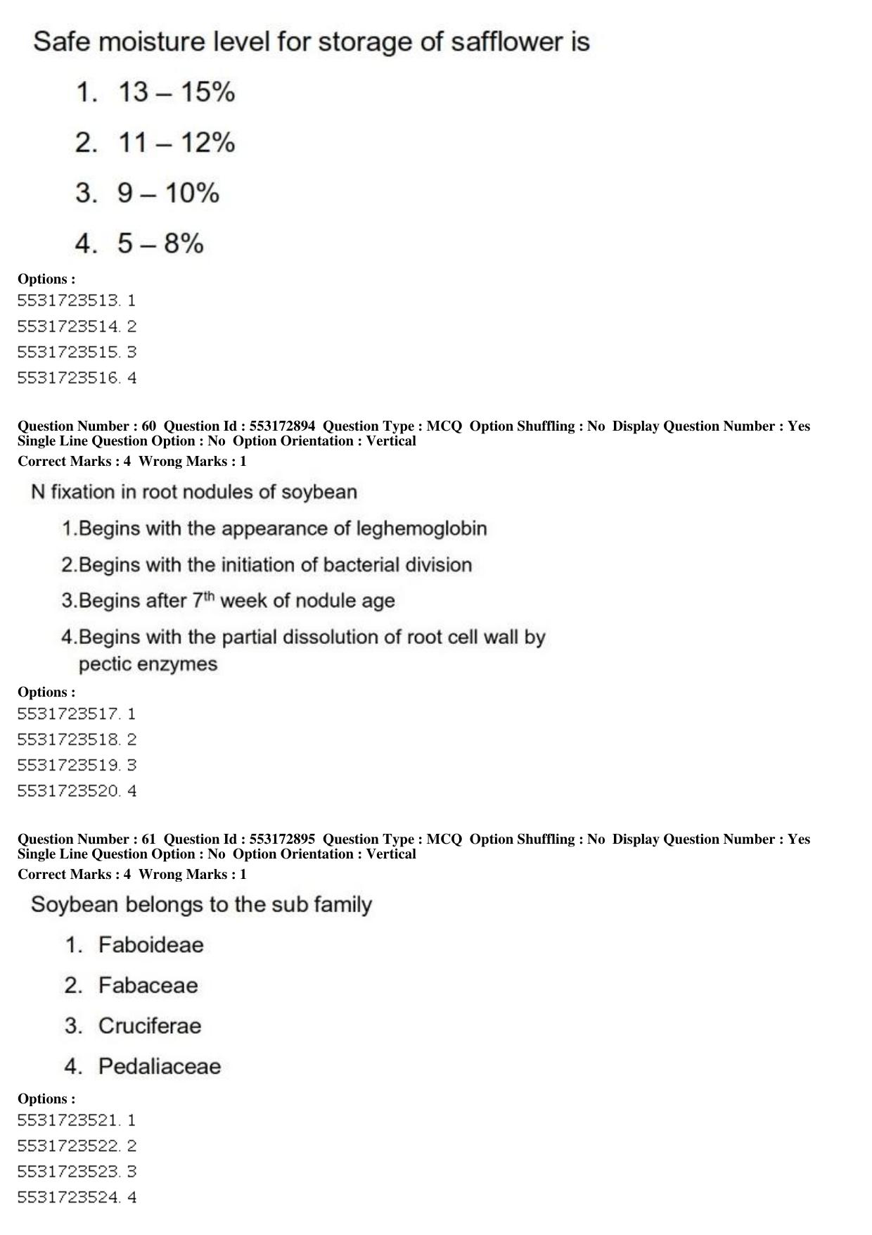 ICAR AIEEA PG 2019 AGRONOMY Question Paper - Page 23