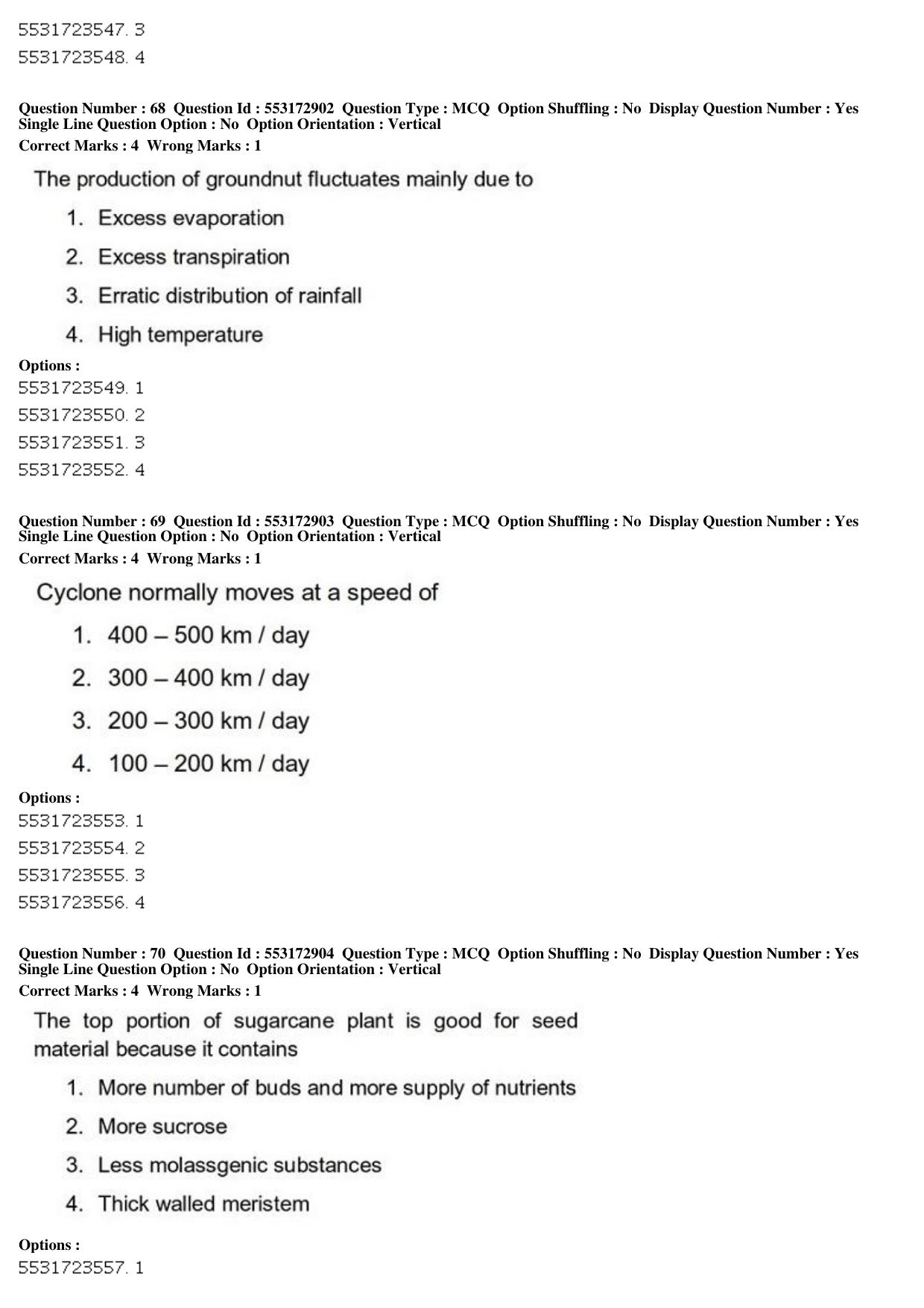 ICAR AIEEA PG 2019 AGRONOMY Question Paper - Page 26