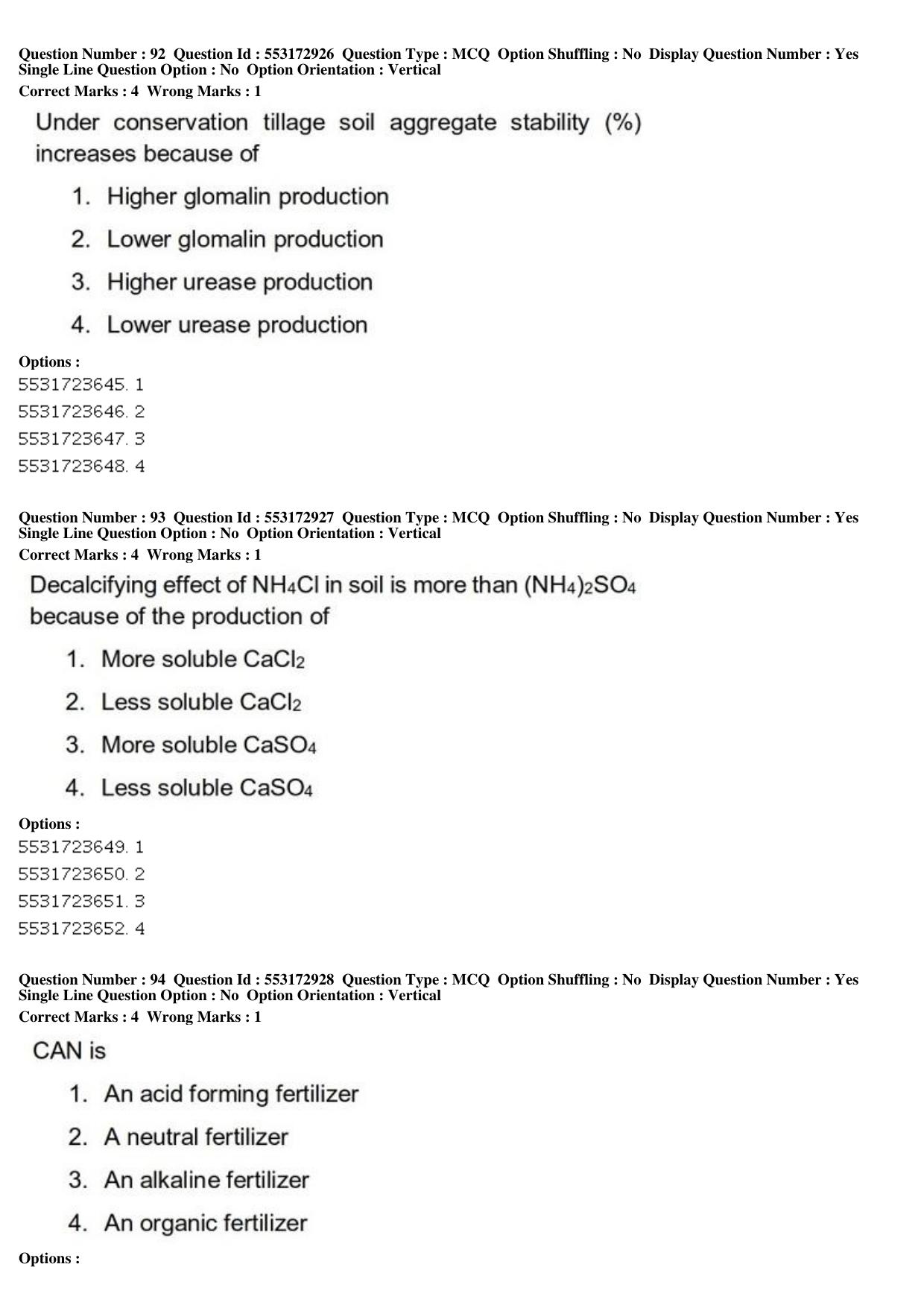 ICAR AIEEA PG 2019 AGRONOMY Question Paper - Page 35