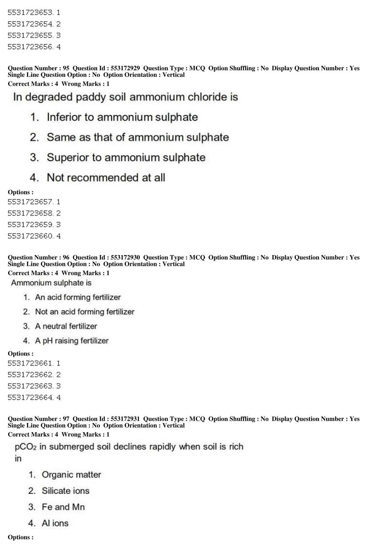 ICAR AIEEA PG 2019 AGRONOMY Question Paper - Page 36