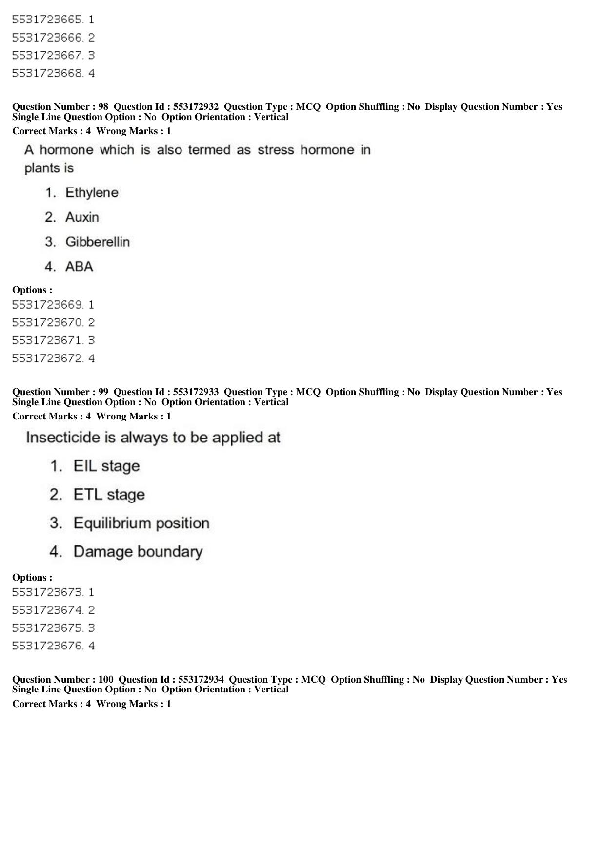 ICAR AIEEA PG 2019 AGRONOMY Question Paper - Page 37