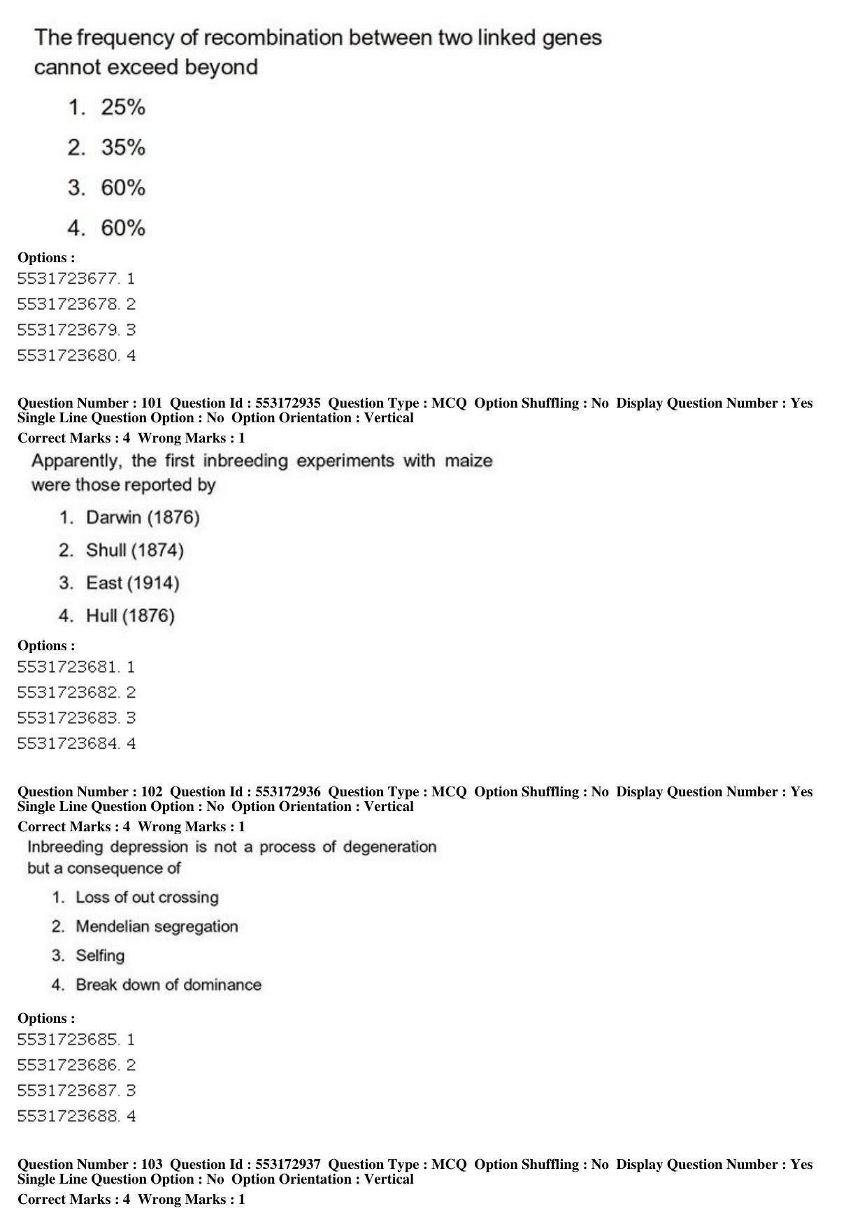 ICAR AIEEA PG 2019 AGRONOMY Question Paper - Page 38