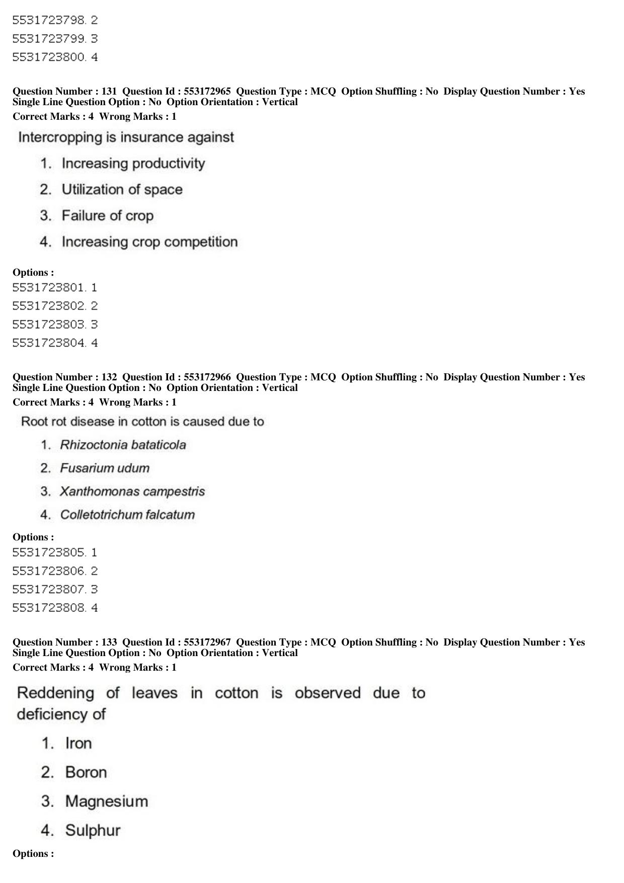 ICAR AIEEA PG 2019 AGRONOMY Question Paper - Page 49