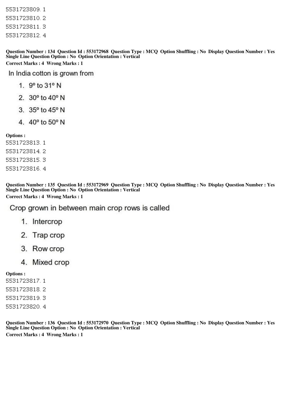 ICAR AIEEA PG 2019 AGRONOMY Question Paper - Page 50