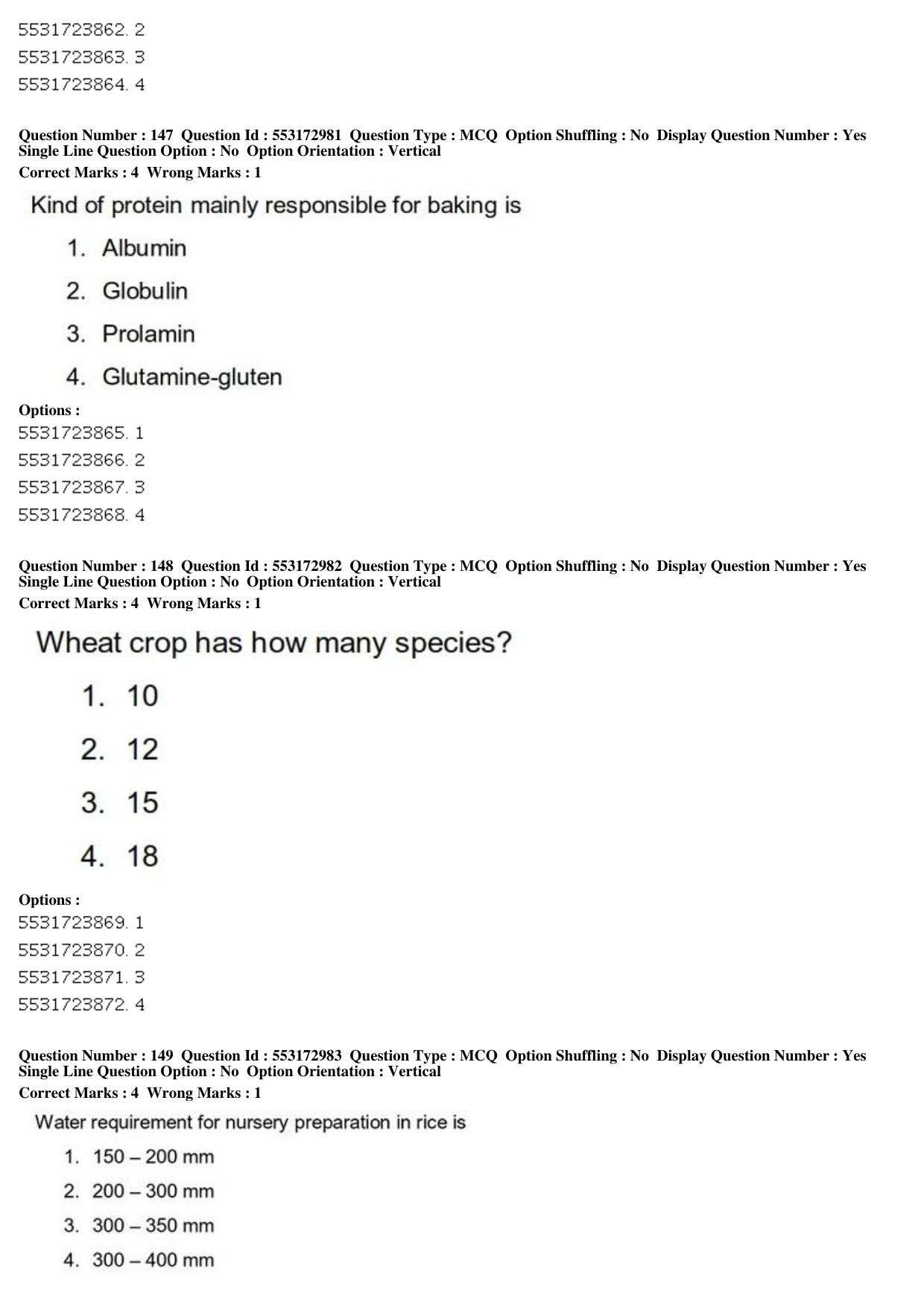 ICAR AIEEA PG 2019 AGRONOMY Question Paper - Page 55