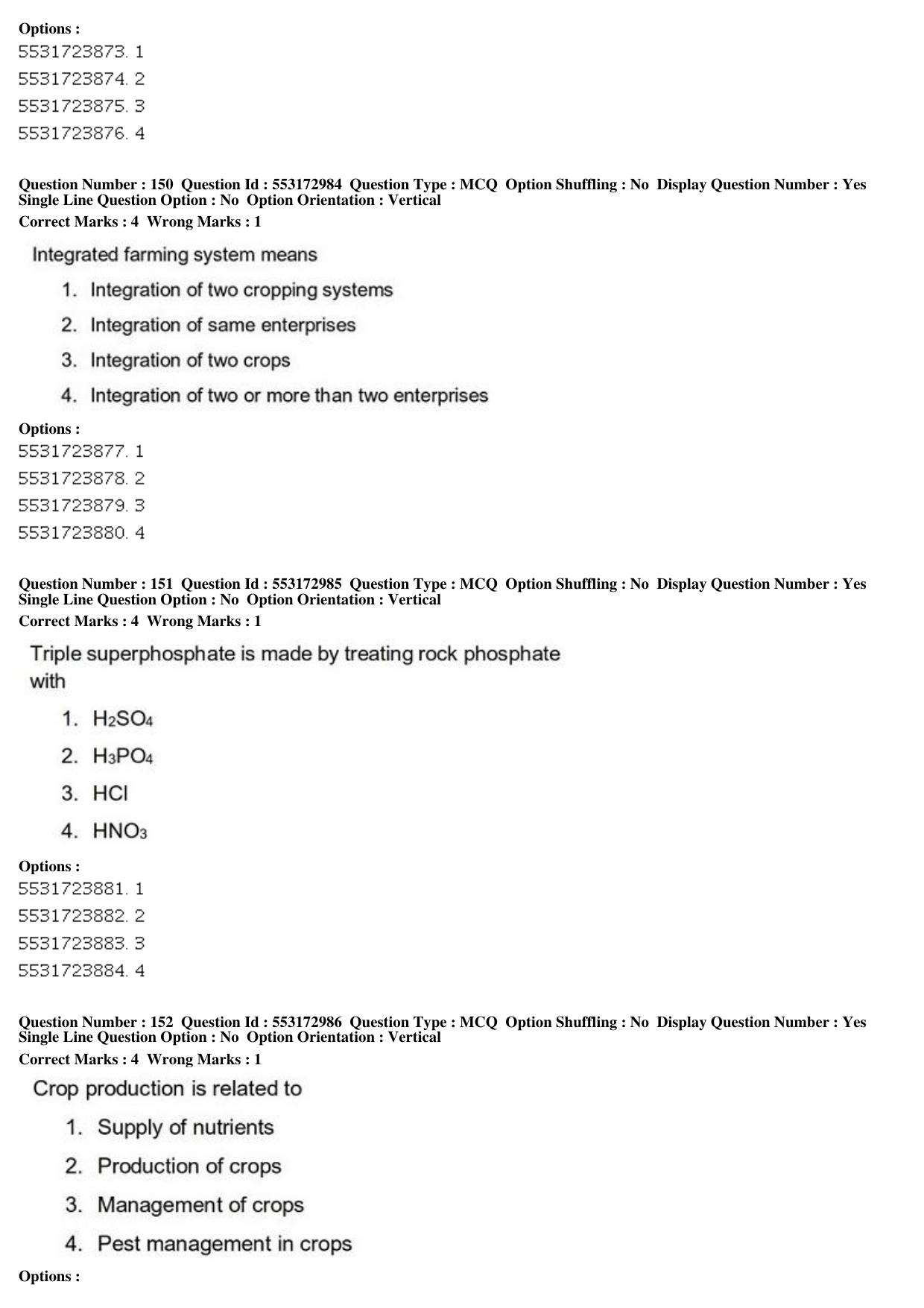 ICAR AIEEA PG 2019 AGRONOMY Question Paper - Page 56