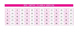SOF IEO Class 4 SET B 2023-24 Answer Key