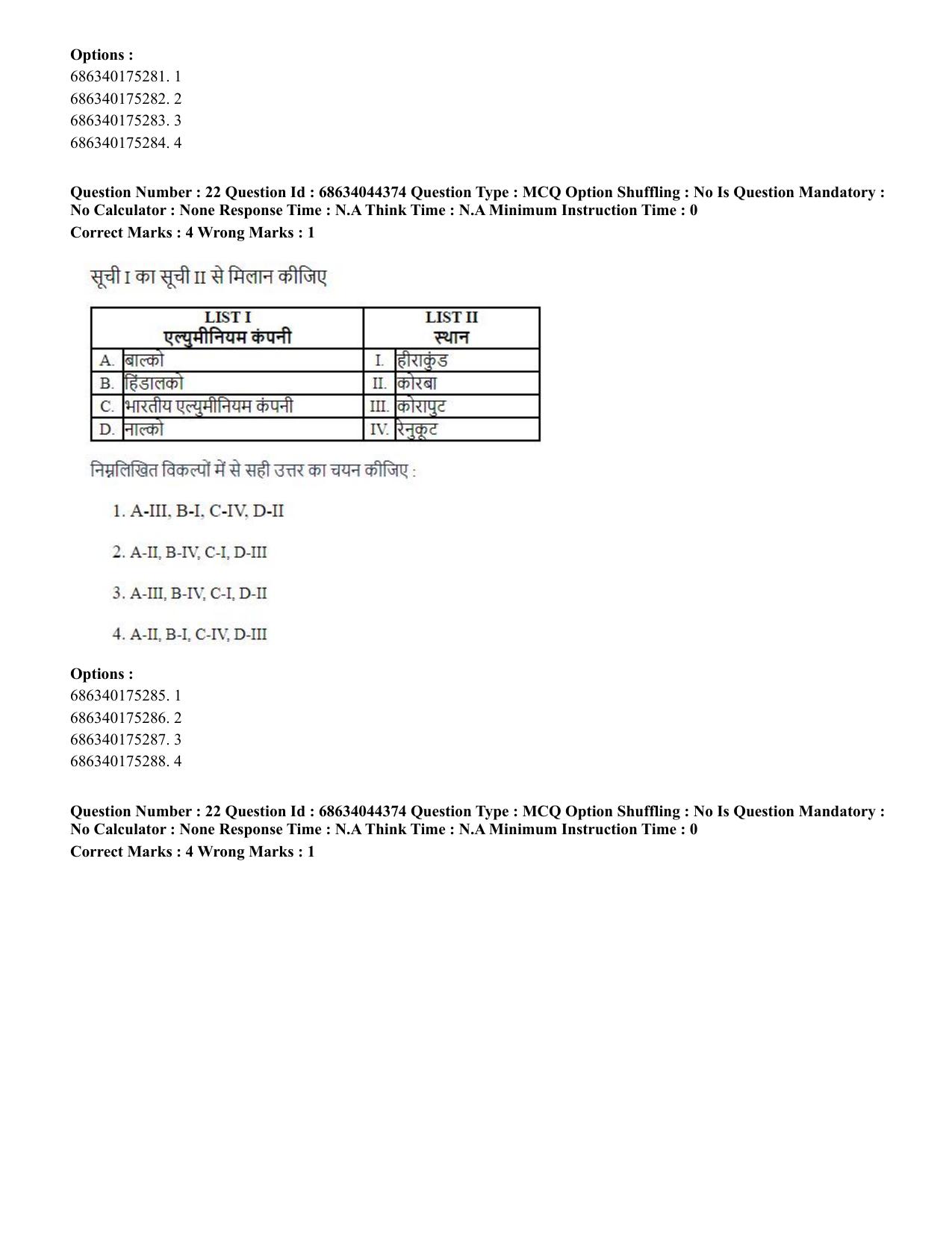 CUET PG 2023: ACQP23 – Vedanta (BHU) (Hin)-Shift 3 (30-06-2023) Question Paper - Page 34