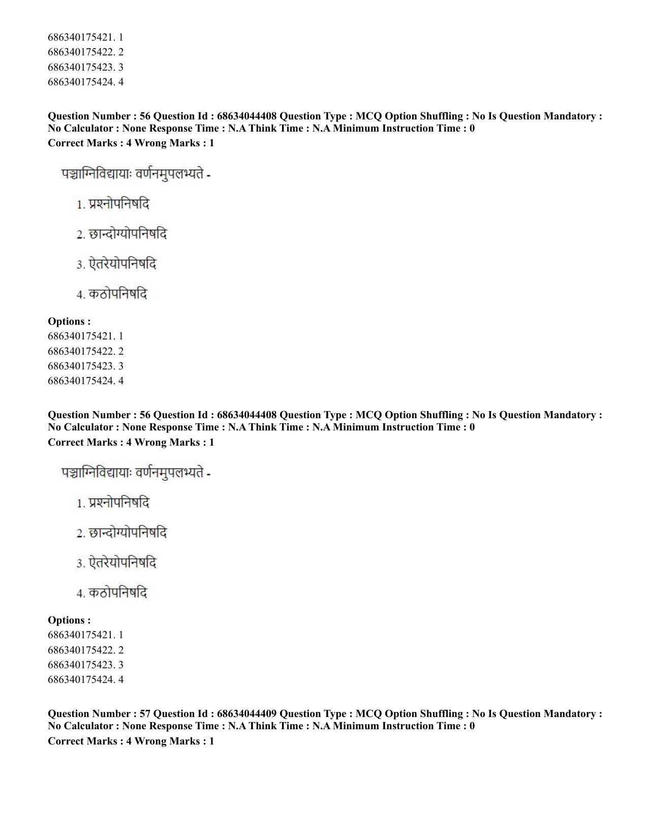 CUET PG 2023: ACQP23 – Vedanta (BHU) (Hin)-Shift 3 (30-06-2023) Question Paper - Page 77
