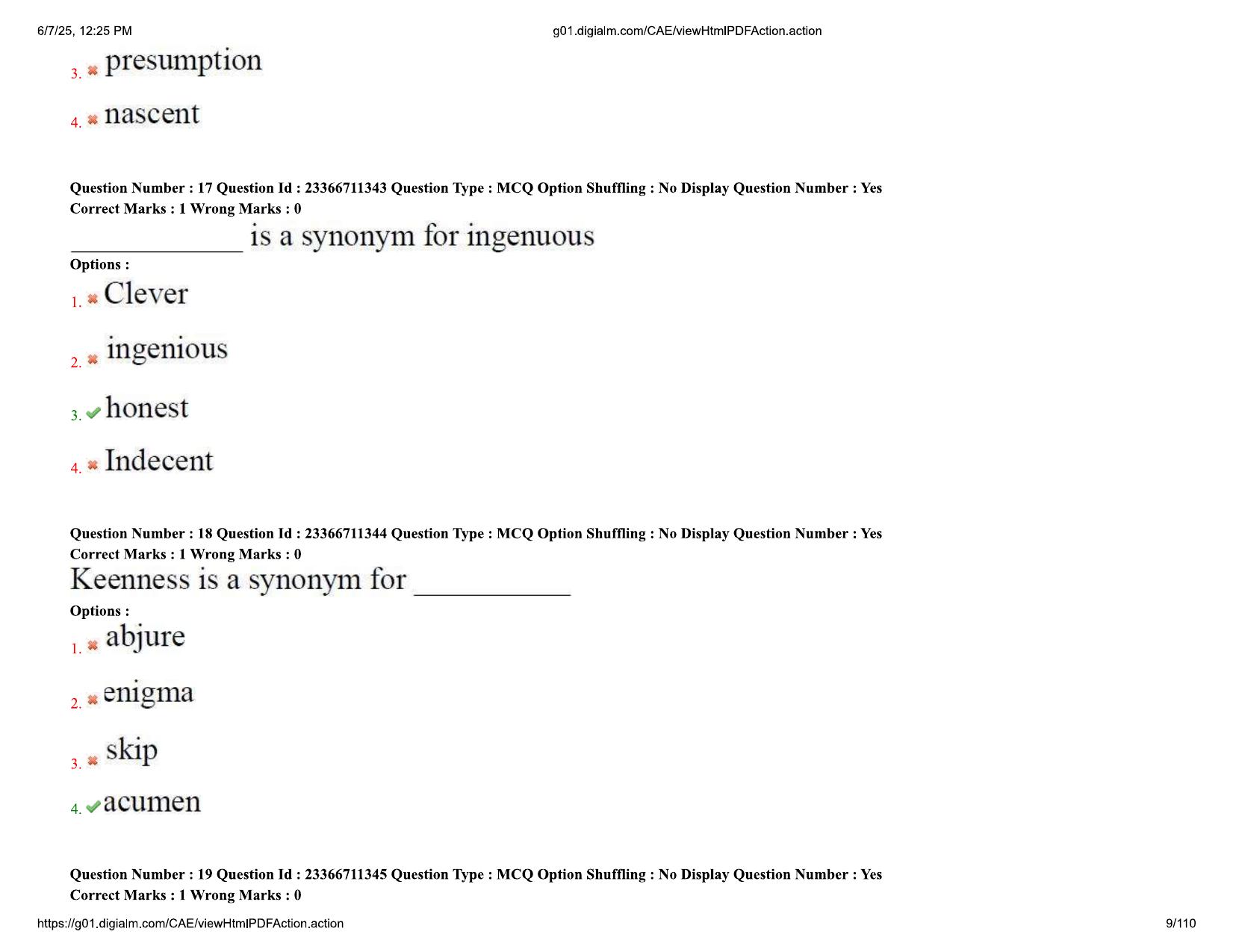 AP EDCET 2025 Mathematics Question Paper with Answer Key (URDU) - Page 9