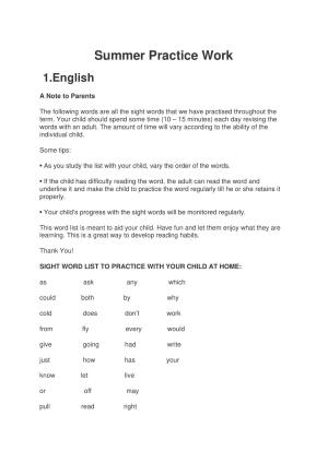 Worksheet for Class 2 All Subjects Holiday Assignment 4