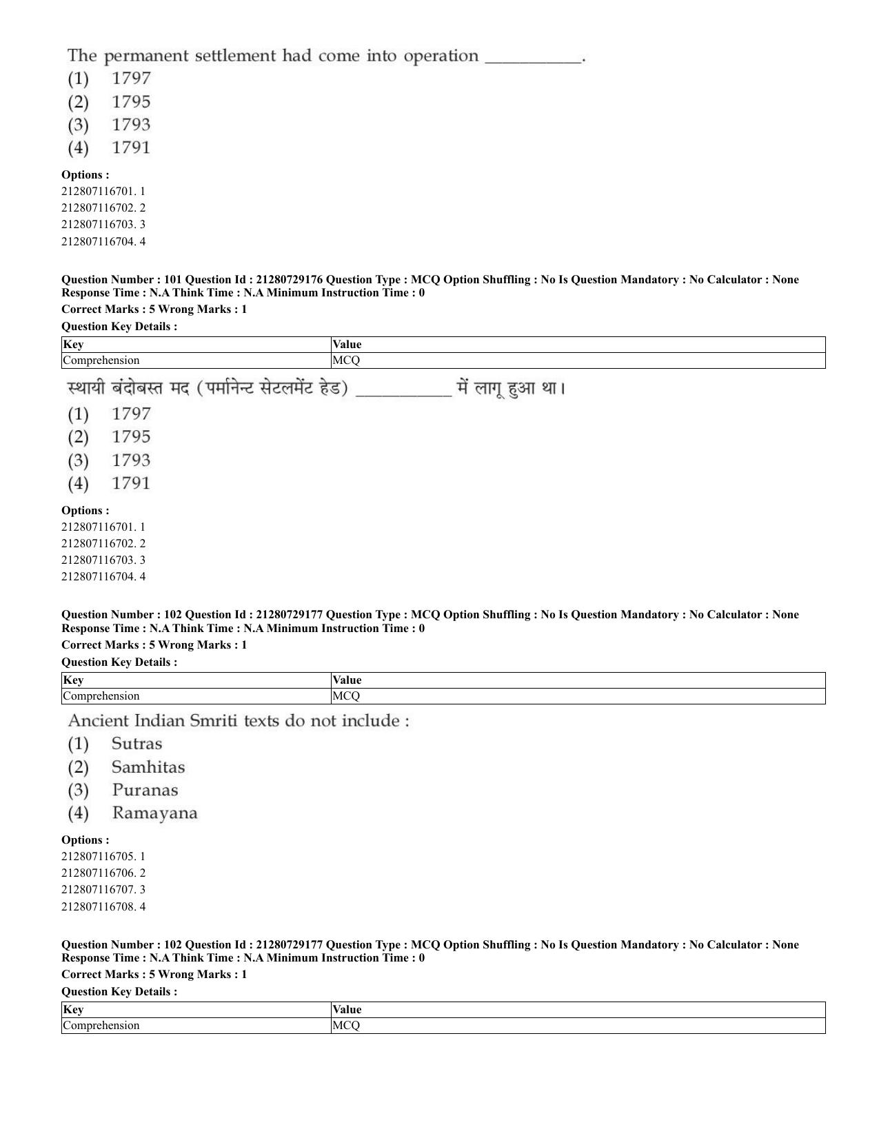 CUET 2023 Hindi Shift 1 Question Papers - Page 74