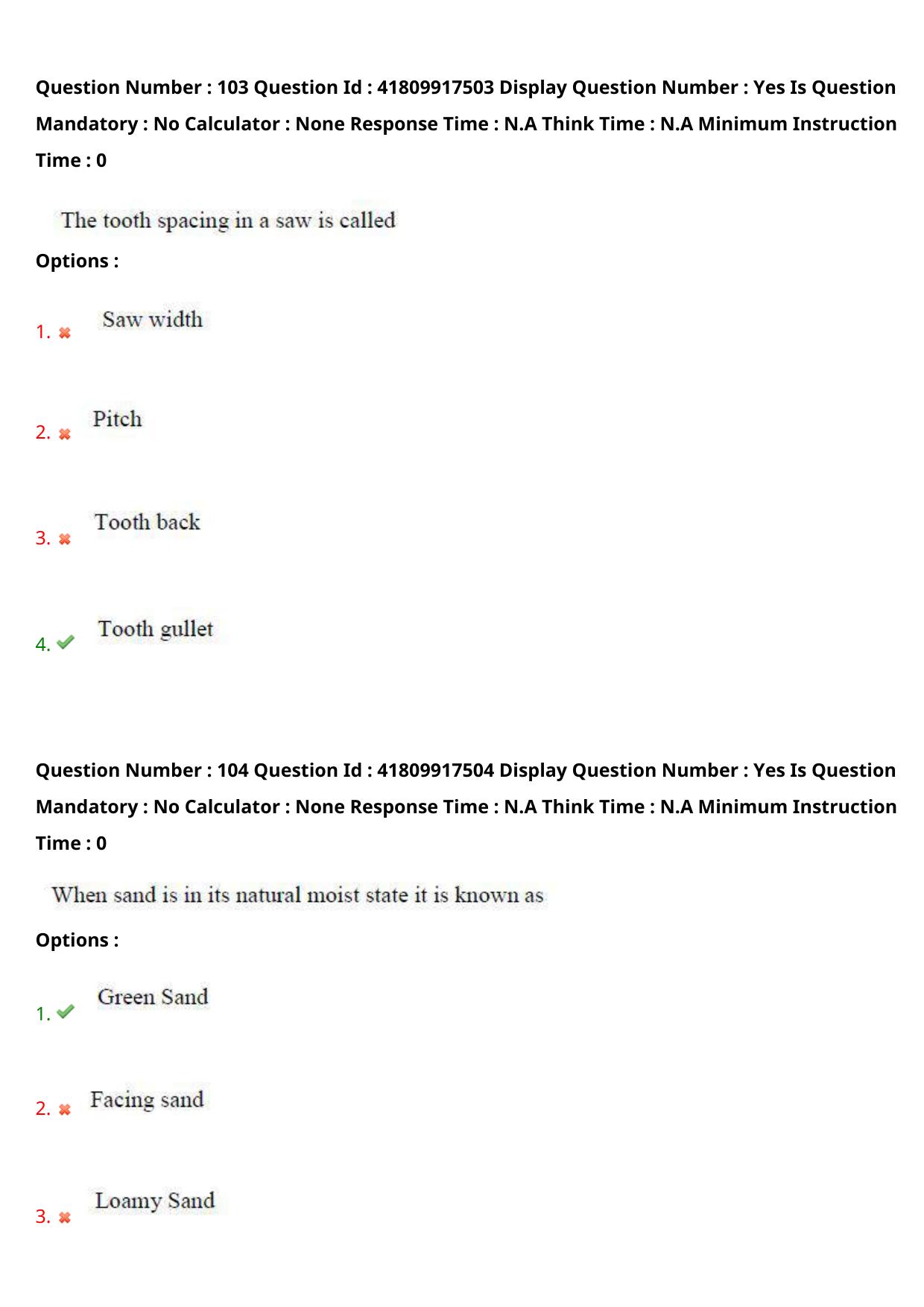 AP ECET 2023 Agricultural Engineering Question Paper - Page 68