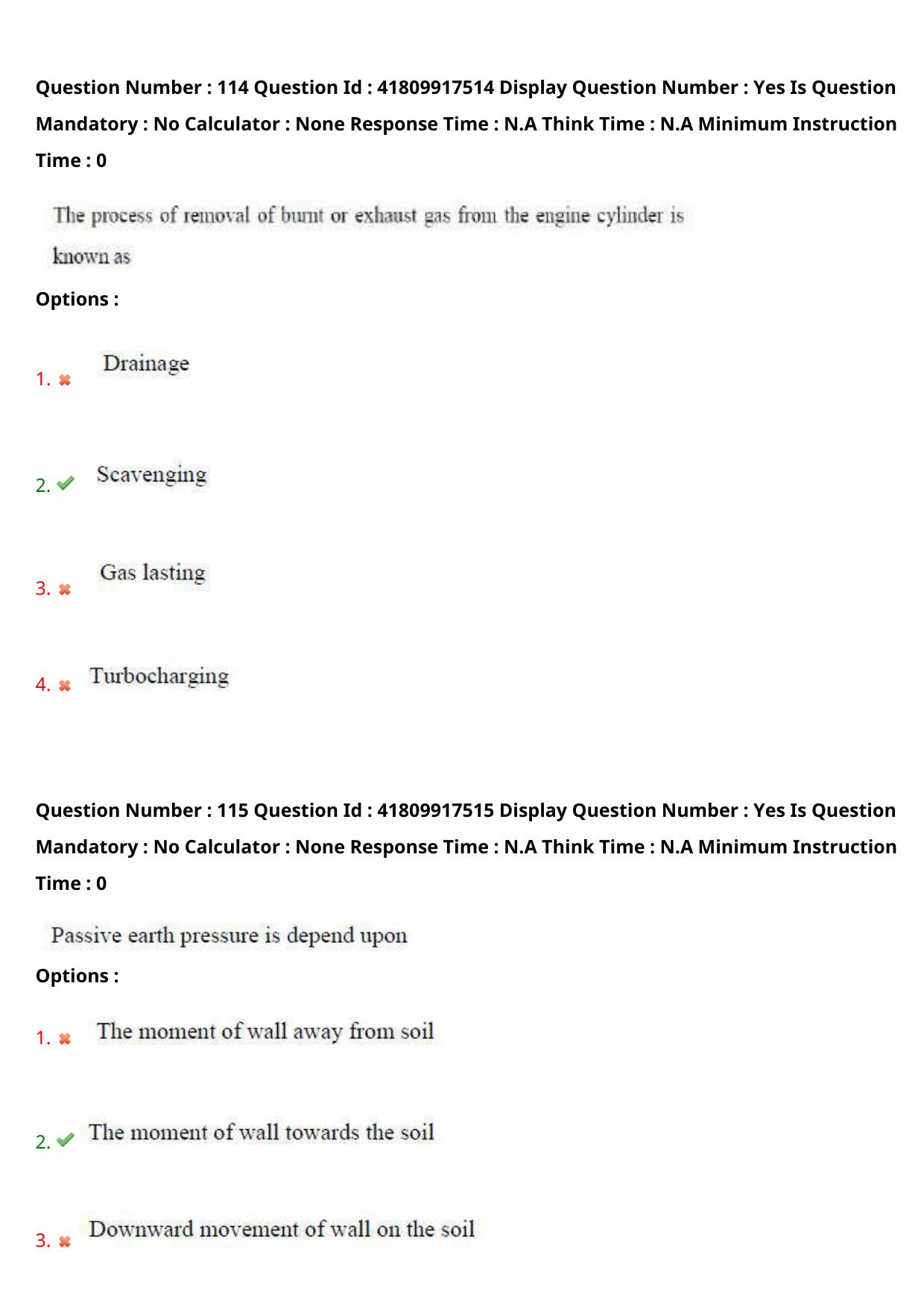 AP ECET 2023 Agricultural Engineering Question Paper - Page 74