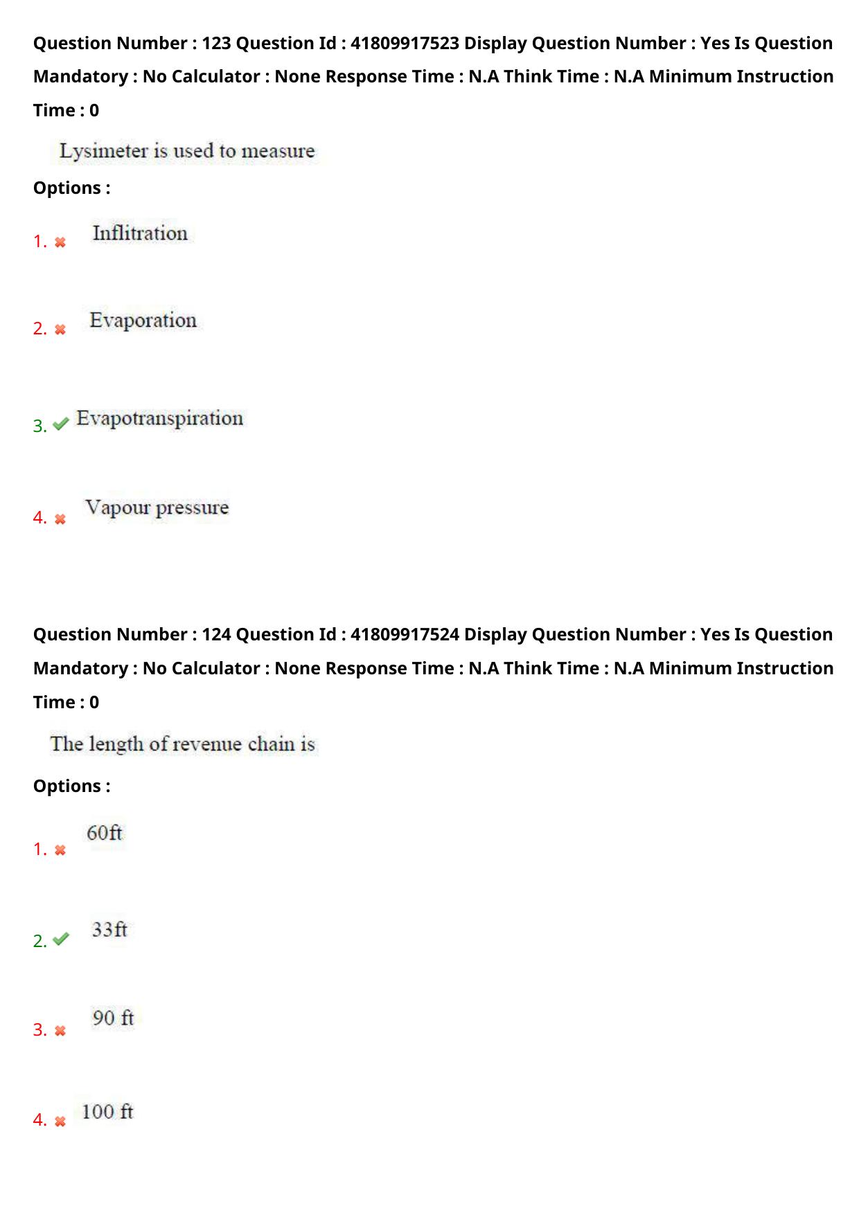AP ECET 2023 Agricultural Engineering Question Paper - Page 79