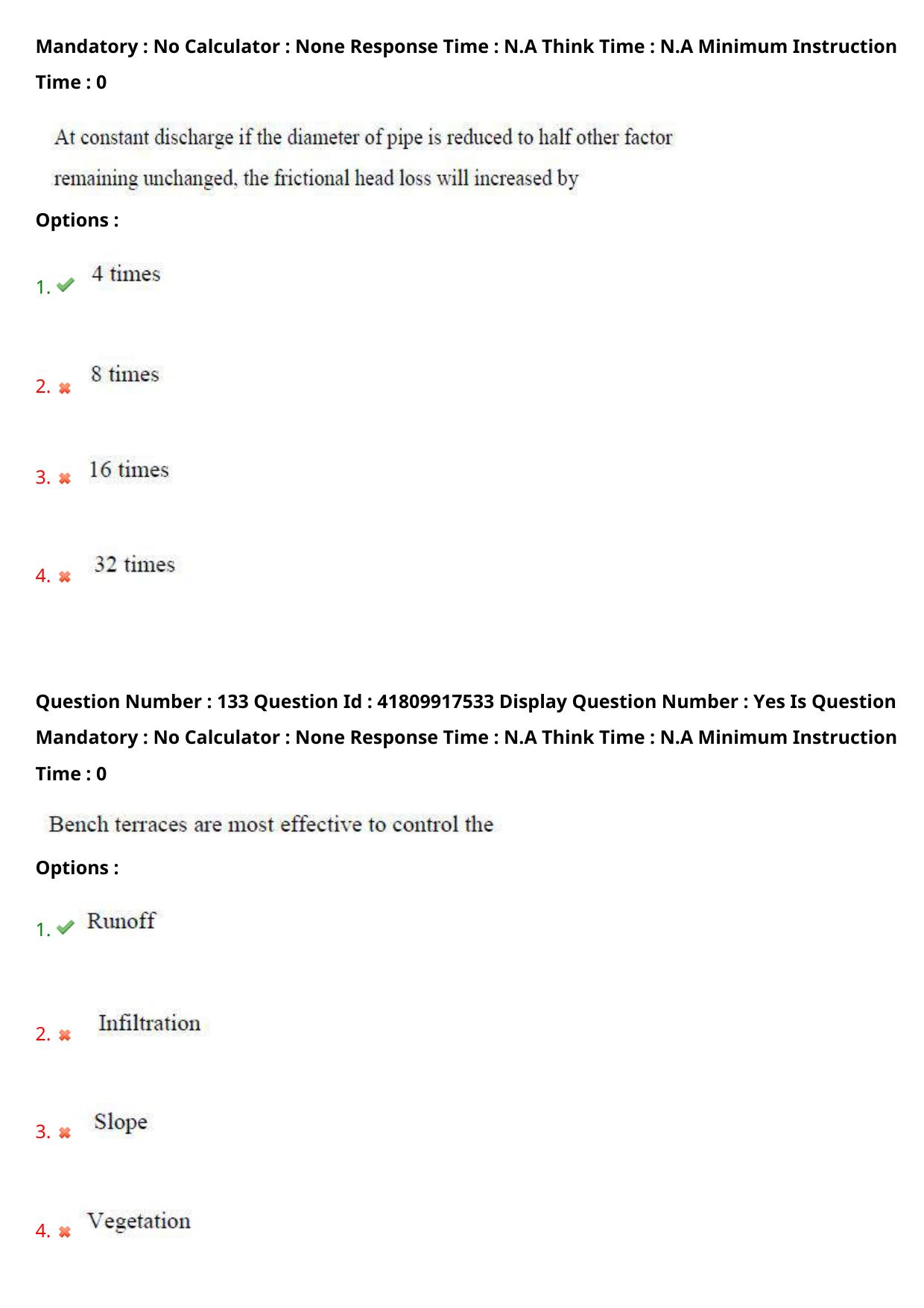 AP ECET 2023 Agricultural Engineering Question Paper - Page 84