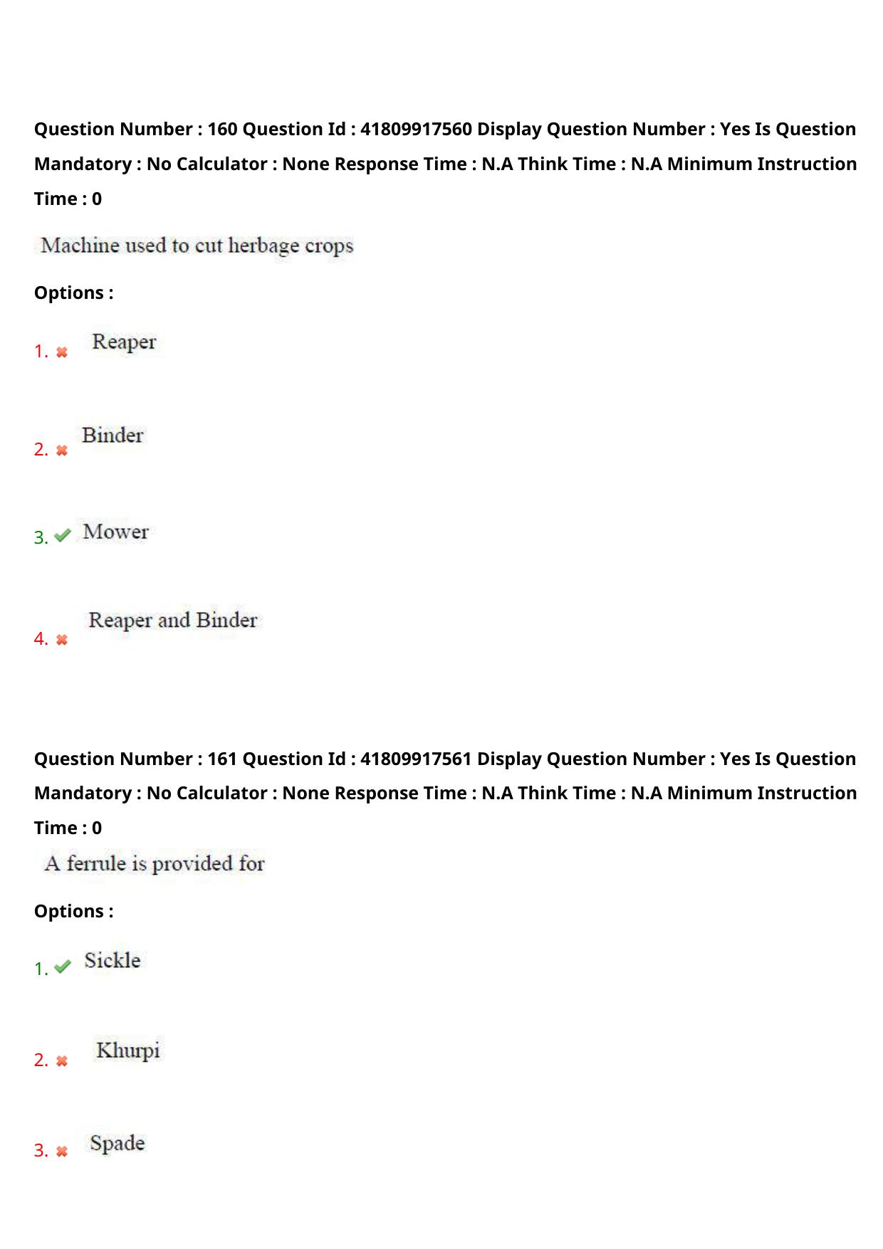 AP ECET 2023 Agricultural Engineering Question Paper - Page 99