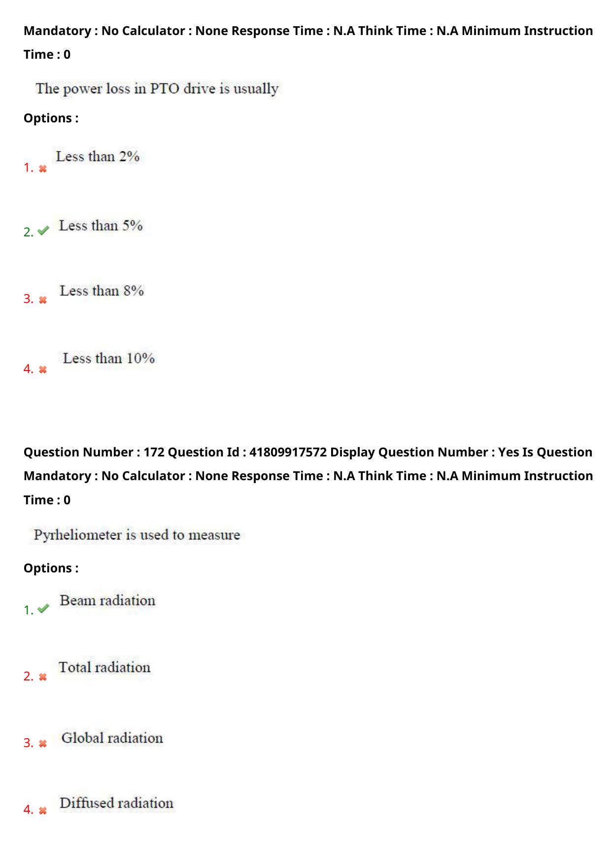 AP ECET 2023 Agricultural Engineering Question Paper - Page 105