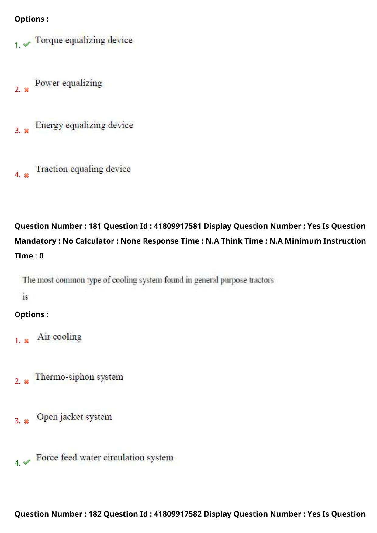 AP ECET 2023 Agricultural Engineering Question Paper - Page 110