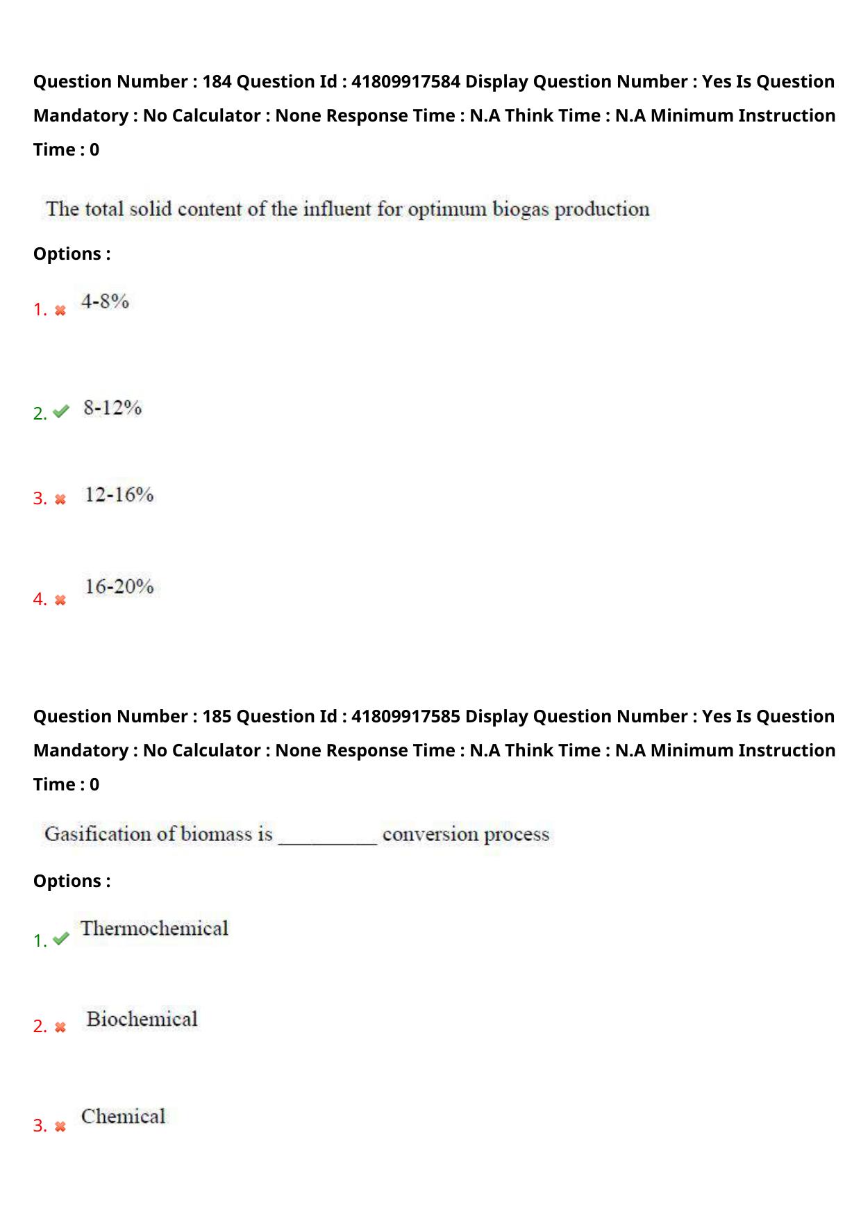 AP ECET 2023 Agricultural Engineering Question Paper - Page 112