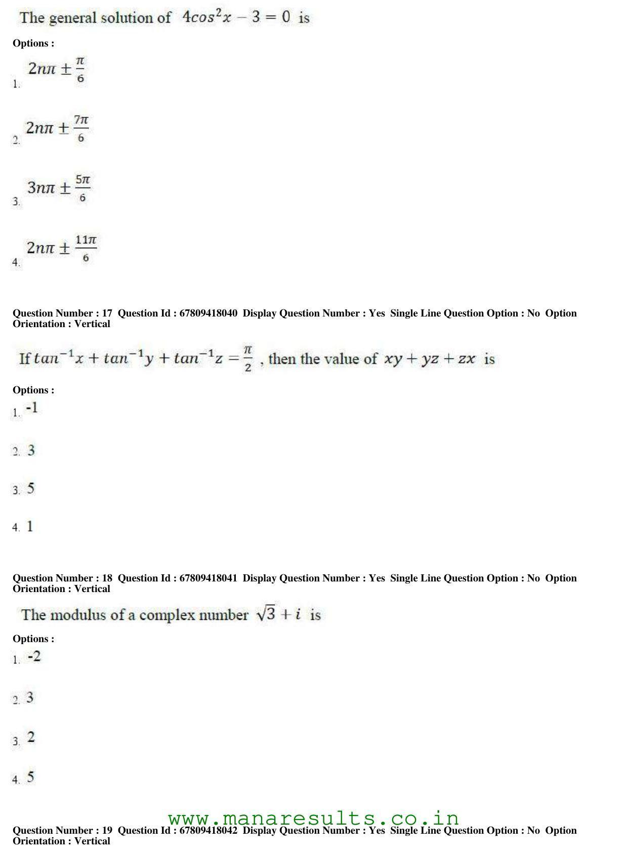 AP ECET 2018 - Electronics Instrumentation Engineering Old Previous Question Papers - Page 7