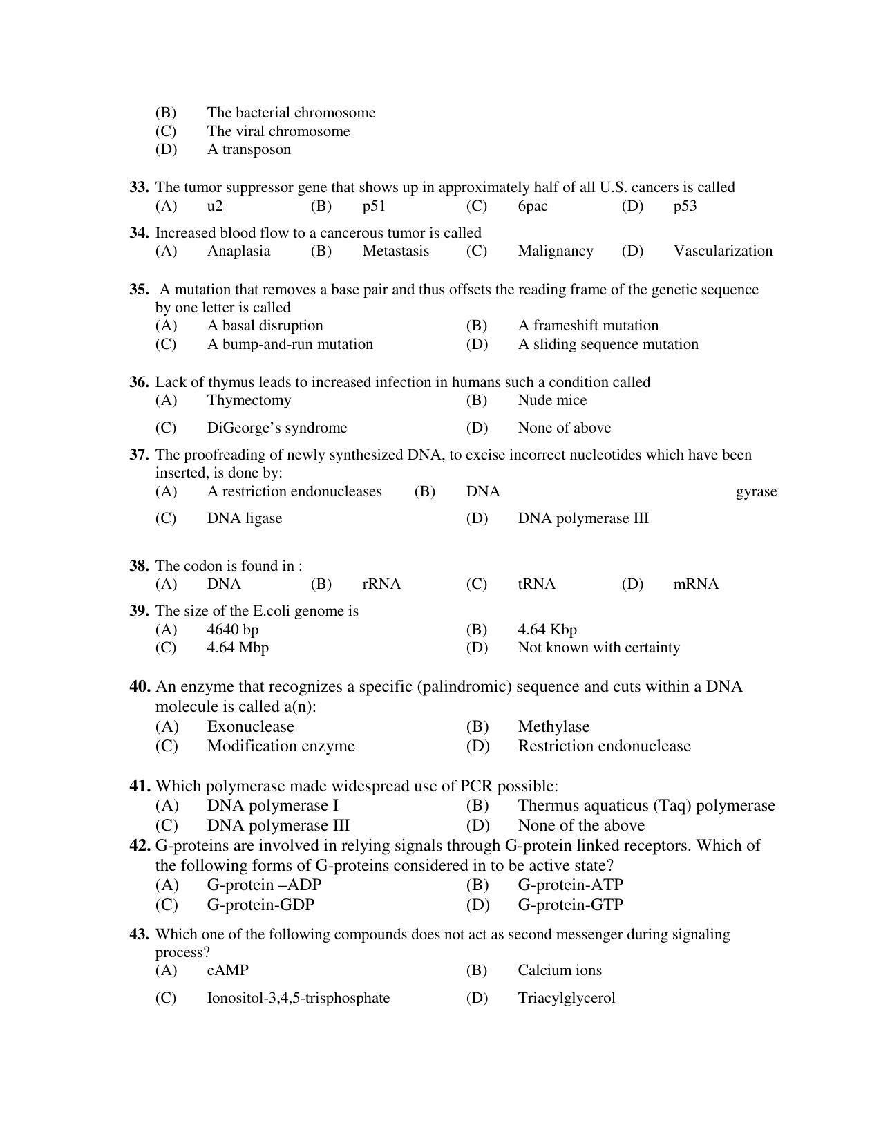 PU MPET Bio-Chemistry 2019 Question Papers - Page 11