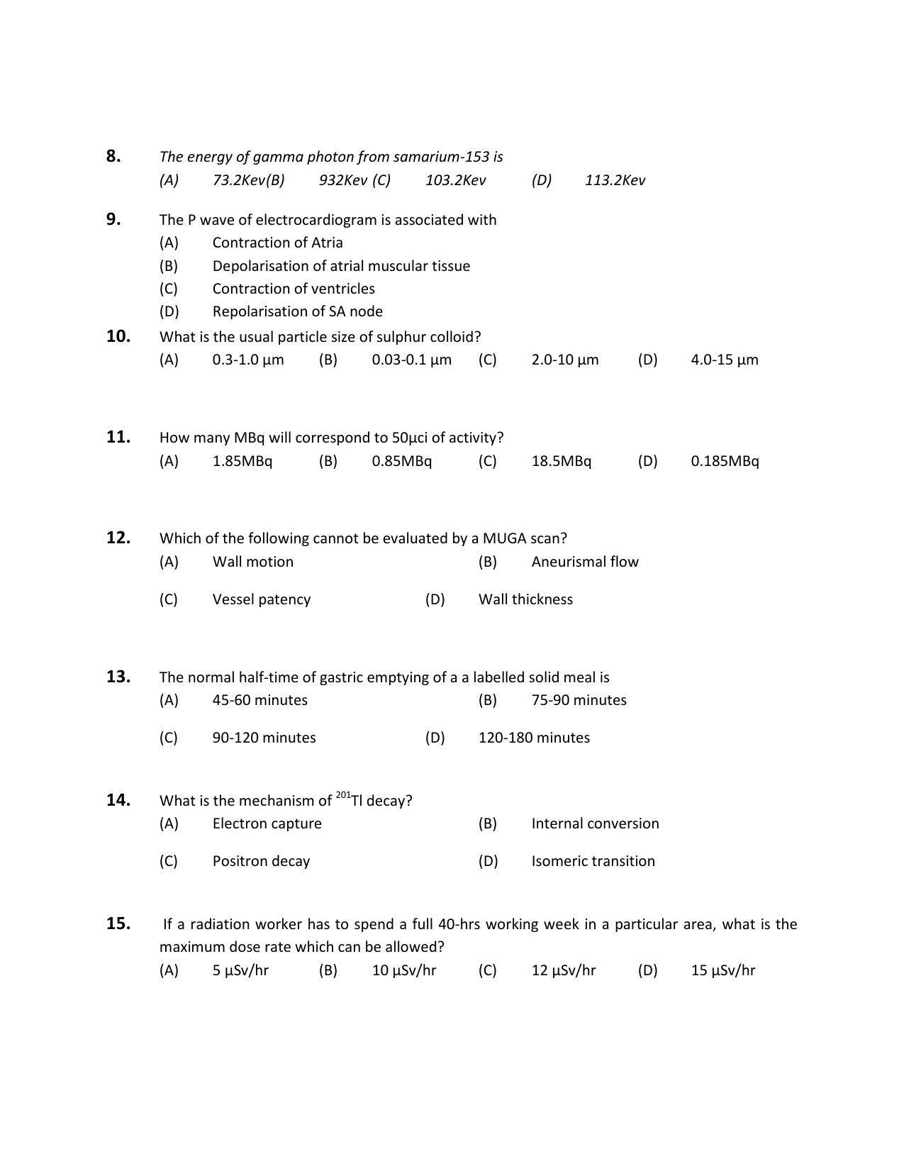 PU MPET Bio-Chemistry 2019 Question Papers - Page 55
