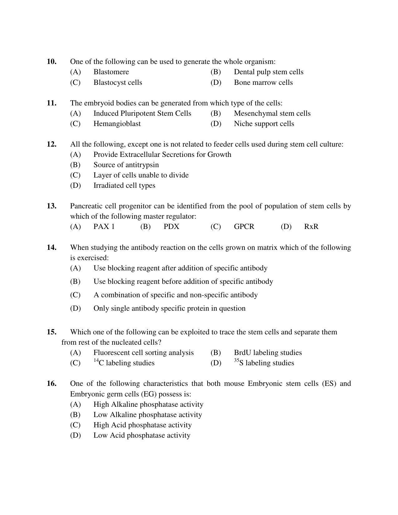 PU MPET Bio-Chemistry 2019 Question Papers - Page 71