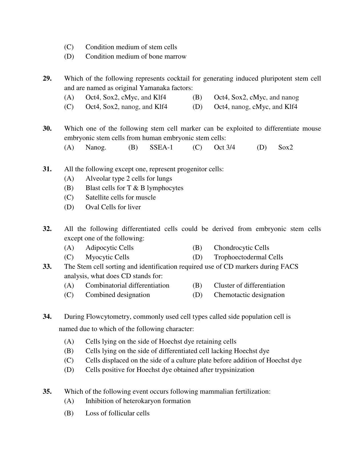 PU MPET Bio-Chemistry 2019 Question Papers - Page 74