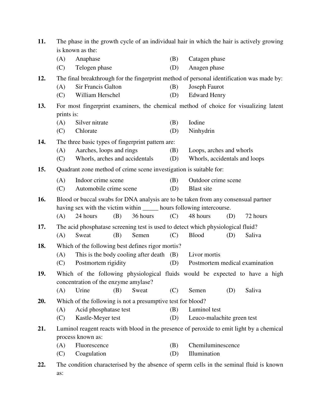 PU MPET Bio-Chemistry 2019 Question Papers - Page 101