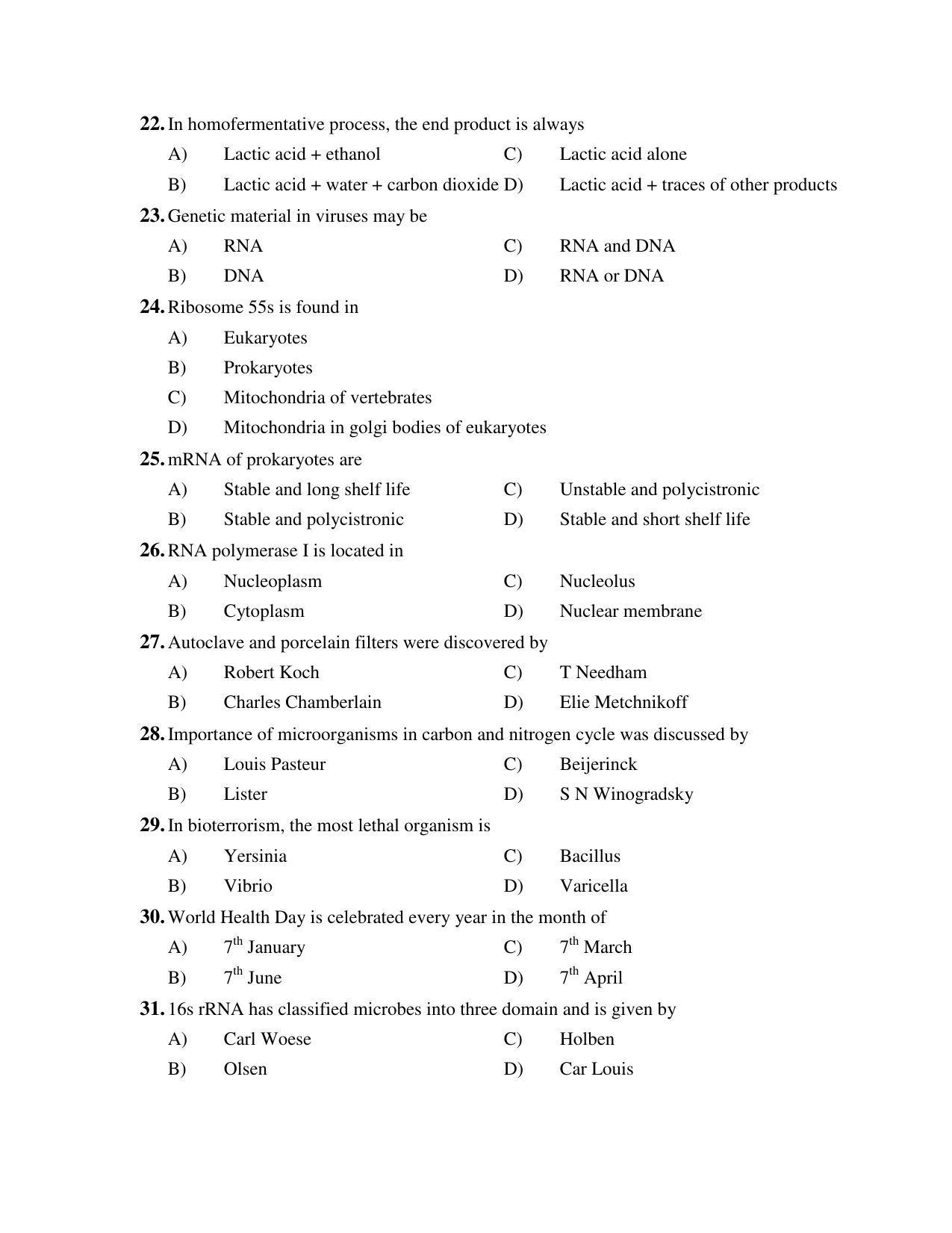 PU MPET Bio-Chemistry 2019 Question Papers - Page 112