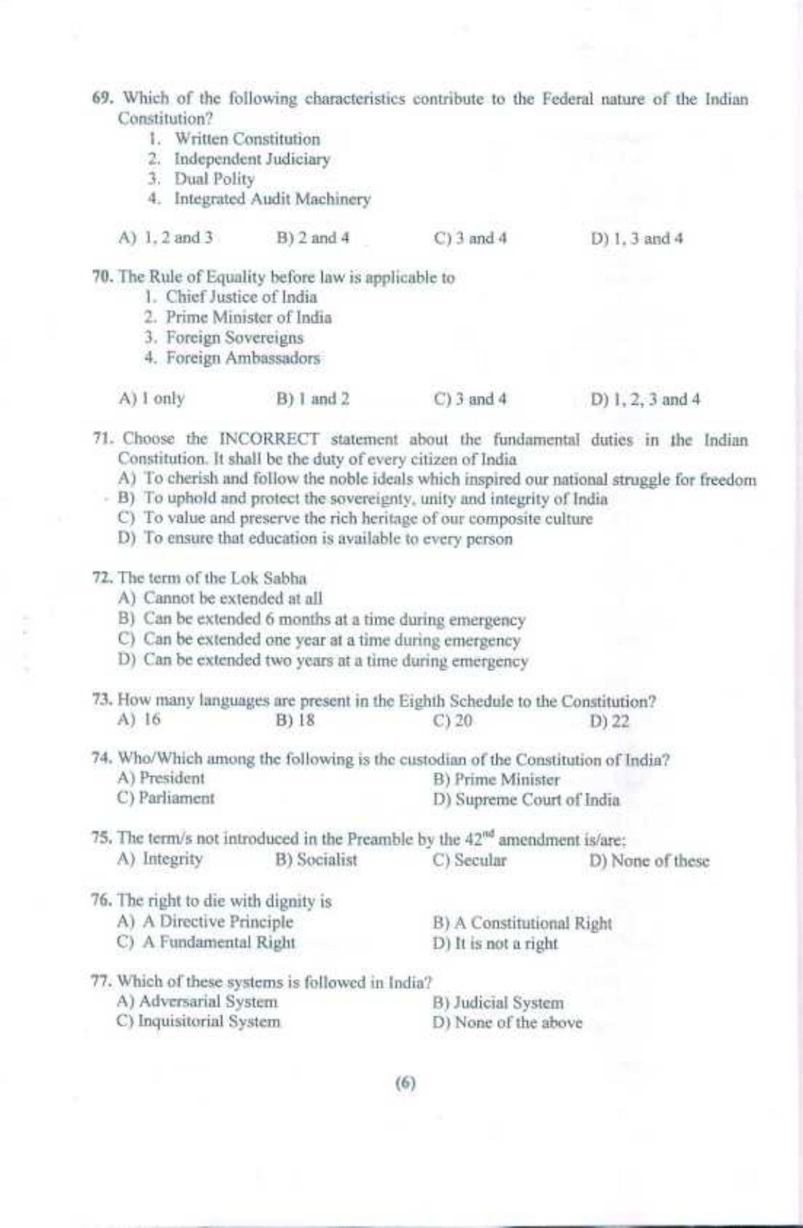 PU LLB 2019 Question Paper - Page 7