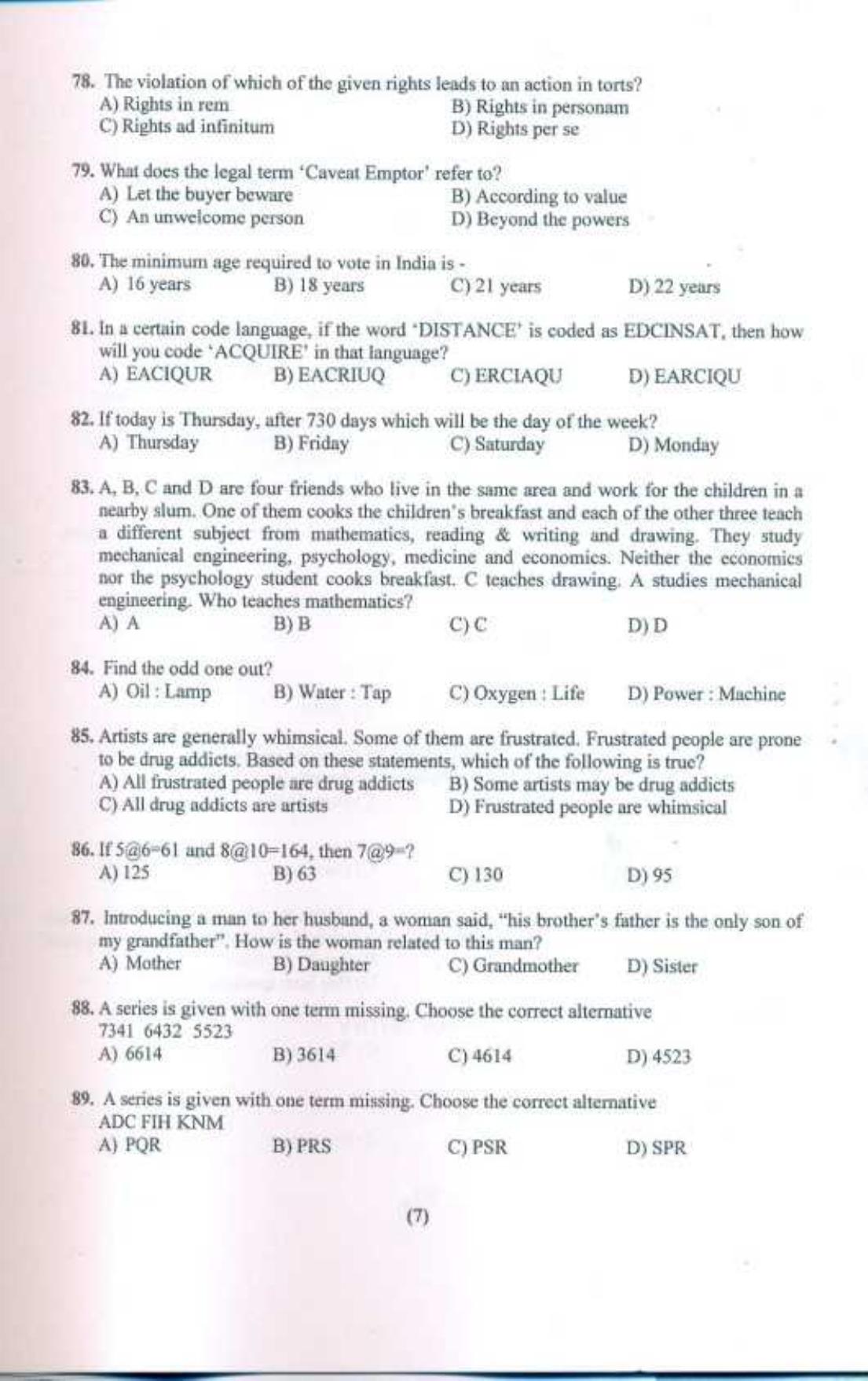 PU LLB 2019 Question Paper - Page 8