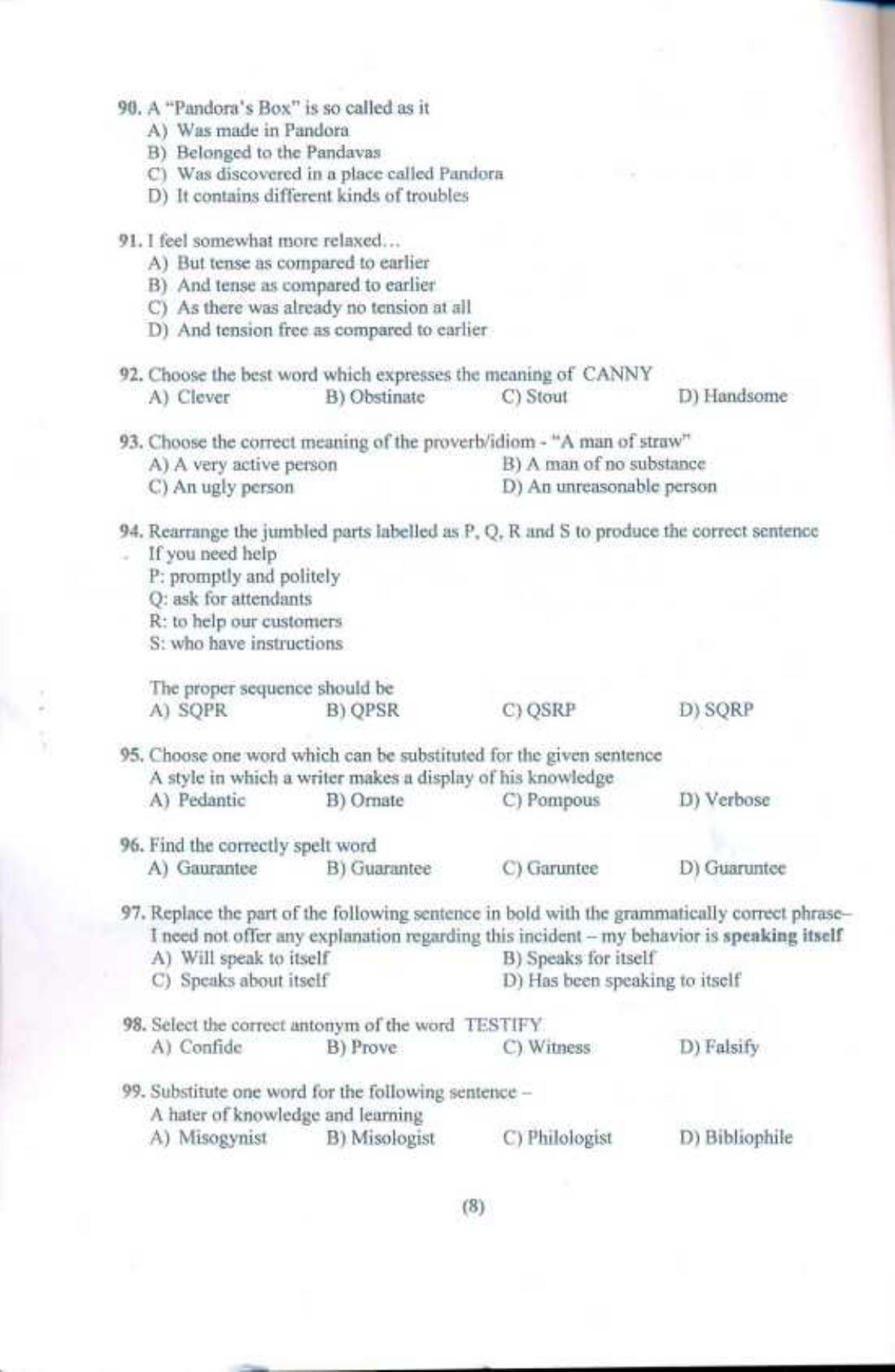 PU LLB 2019 Question Paper - Page 9
