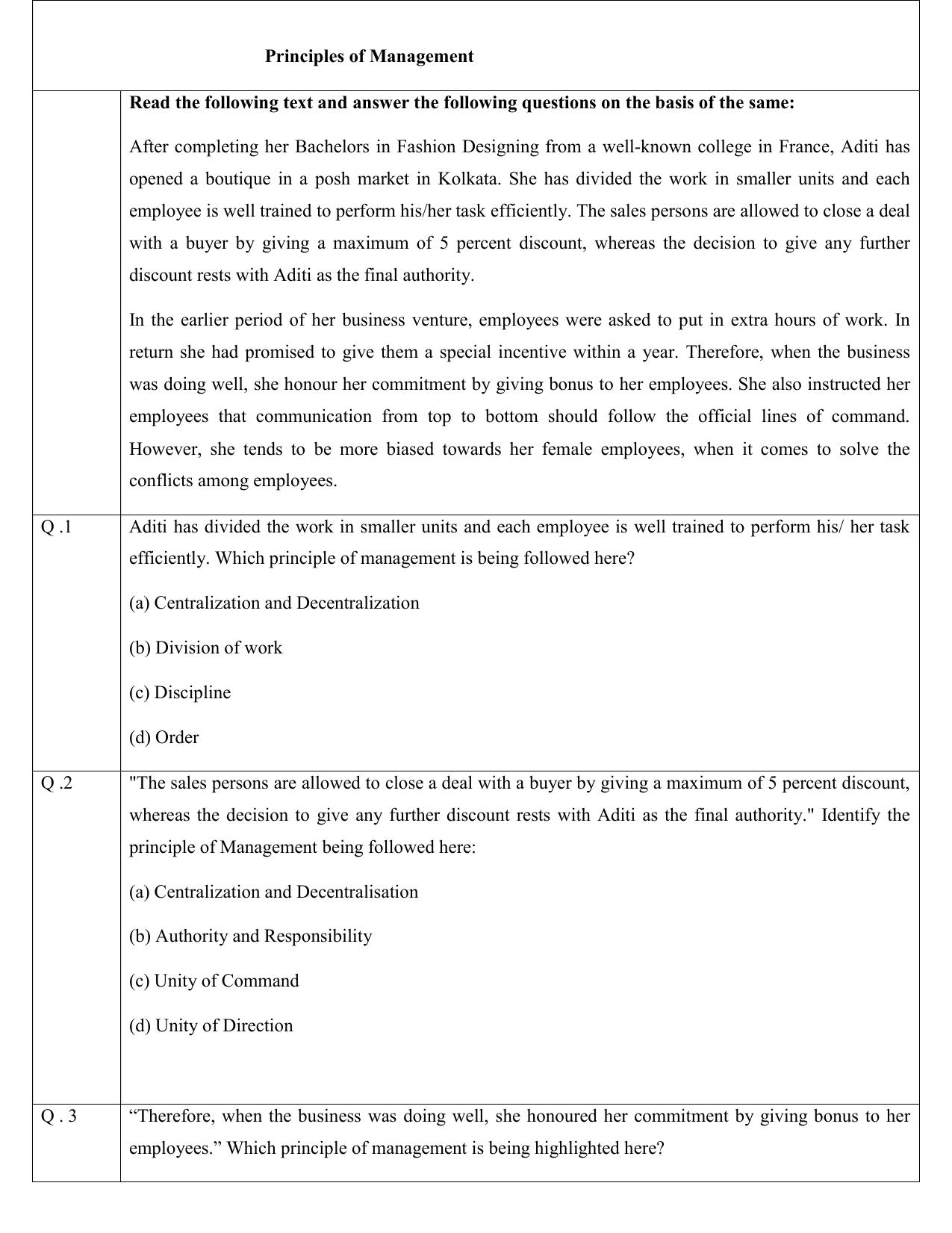 CBSE Class XII Business Studies Question Bank - Page 2
