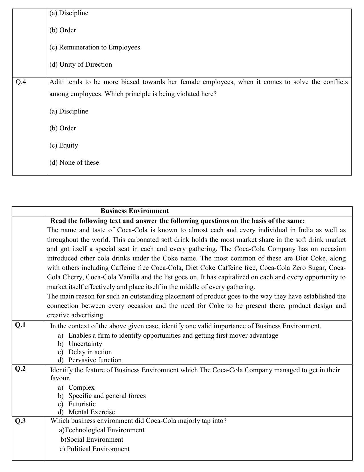 CBSE Class XII Business Studies Question Bank - Page 3