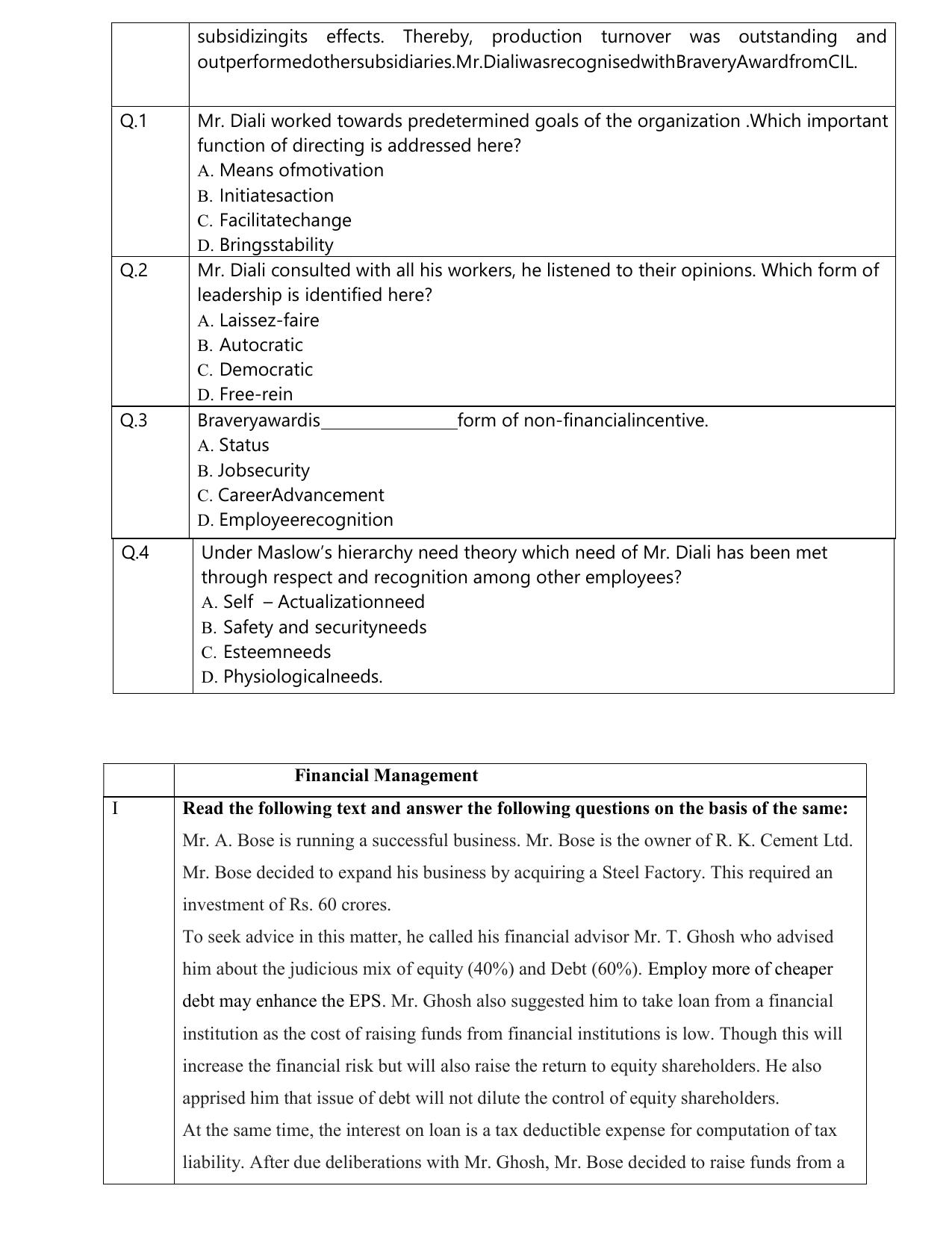 CBSE Class XII Business Studies Question Bank - Page 7