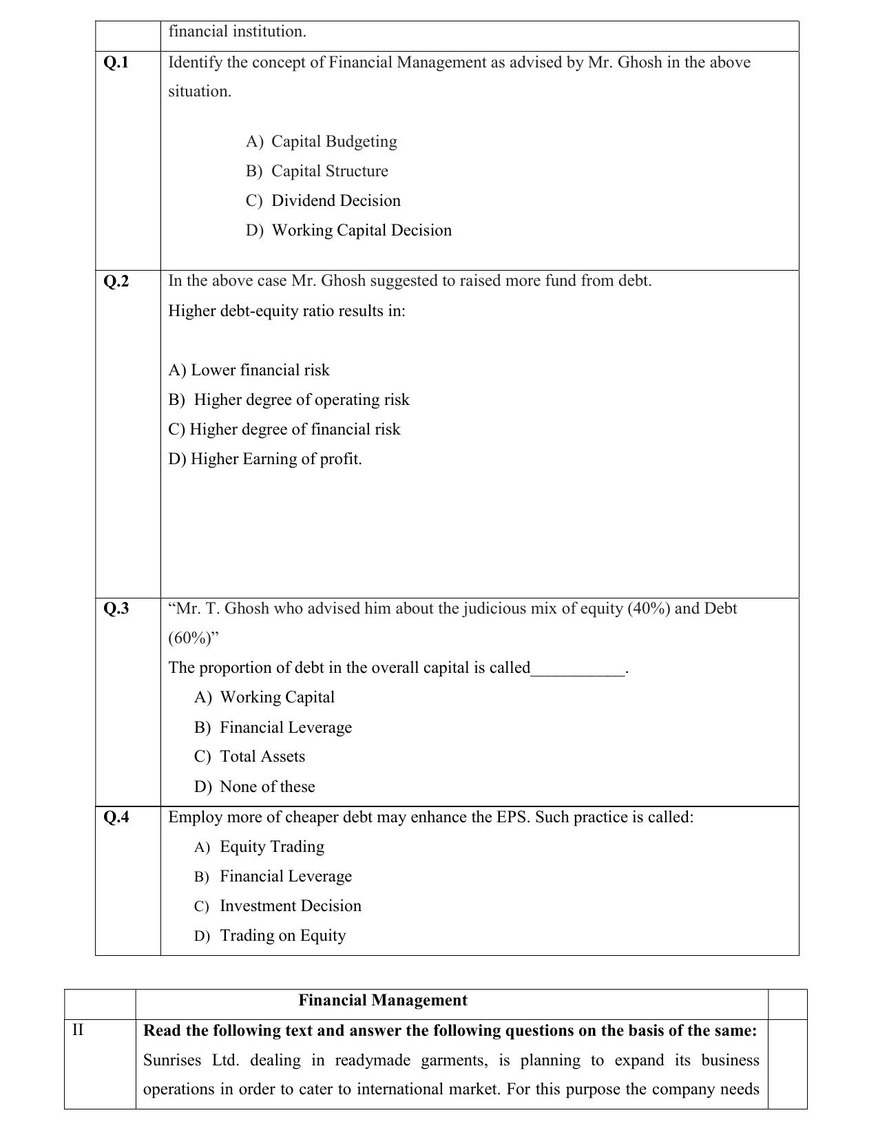 CBSE Class XII Business Studies Question Bank - Page 8