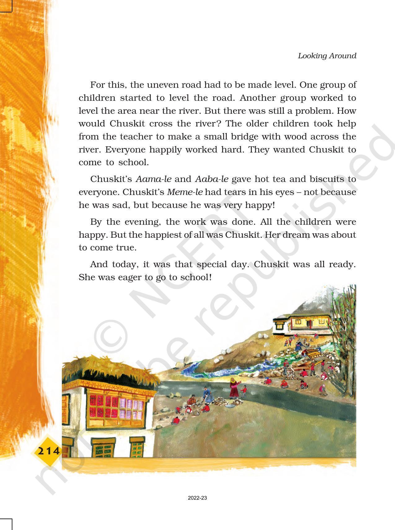 NCERT Book for Class 4 EVS Chapter 27 Chuskit Goes to School - Page 5