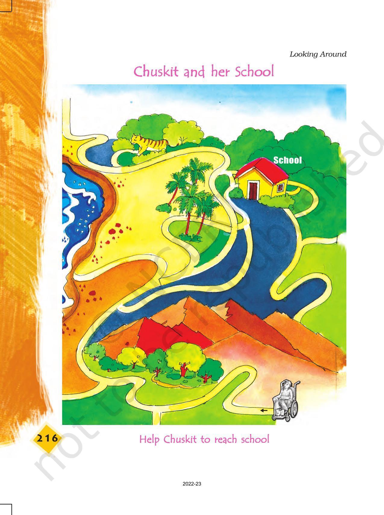 NCERT Book for Class 4 EVS Chapter 27 Chuskit Goes to School - Page 7