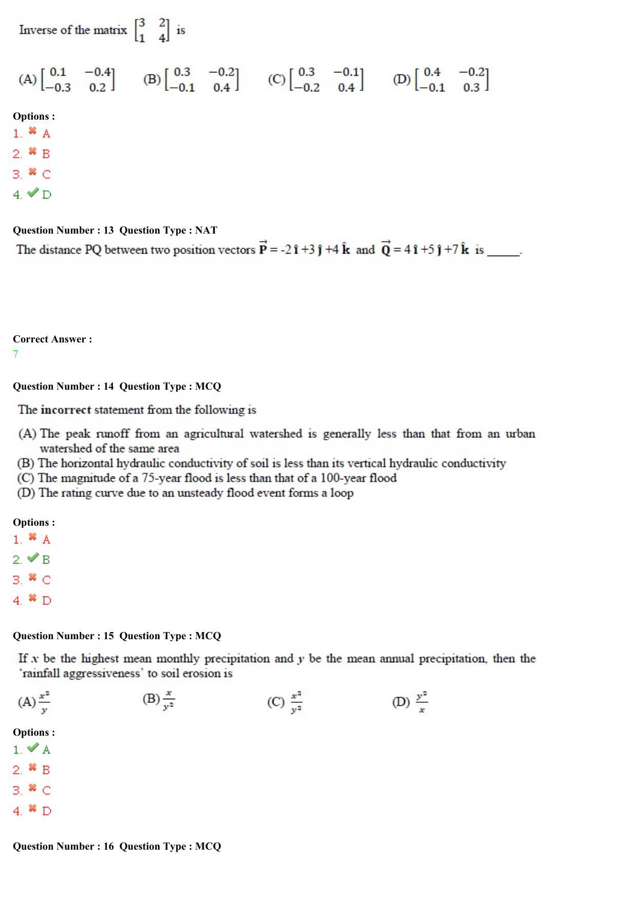 GATE 2015 Agricultural Engineering (AG) Question Paper with Answer Key - Page 5