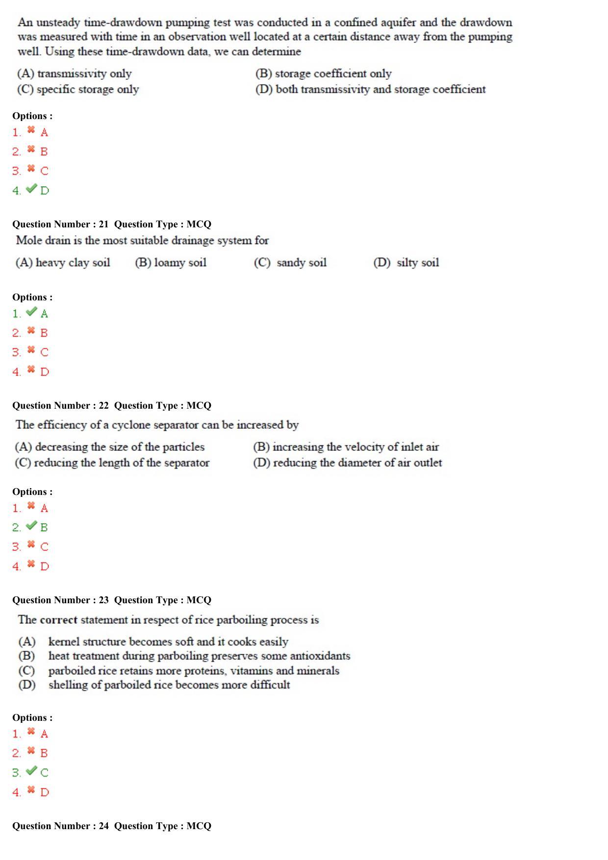 GATE 2015 Agricultural Engineering (AG) Question Paper with Answer Key - Page 7